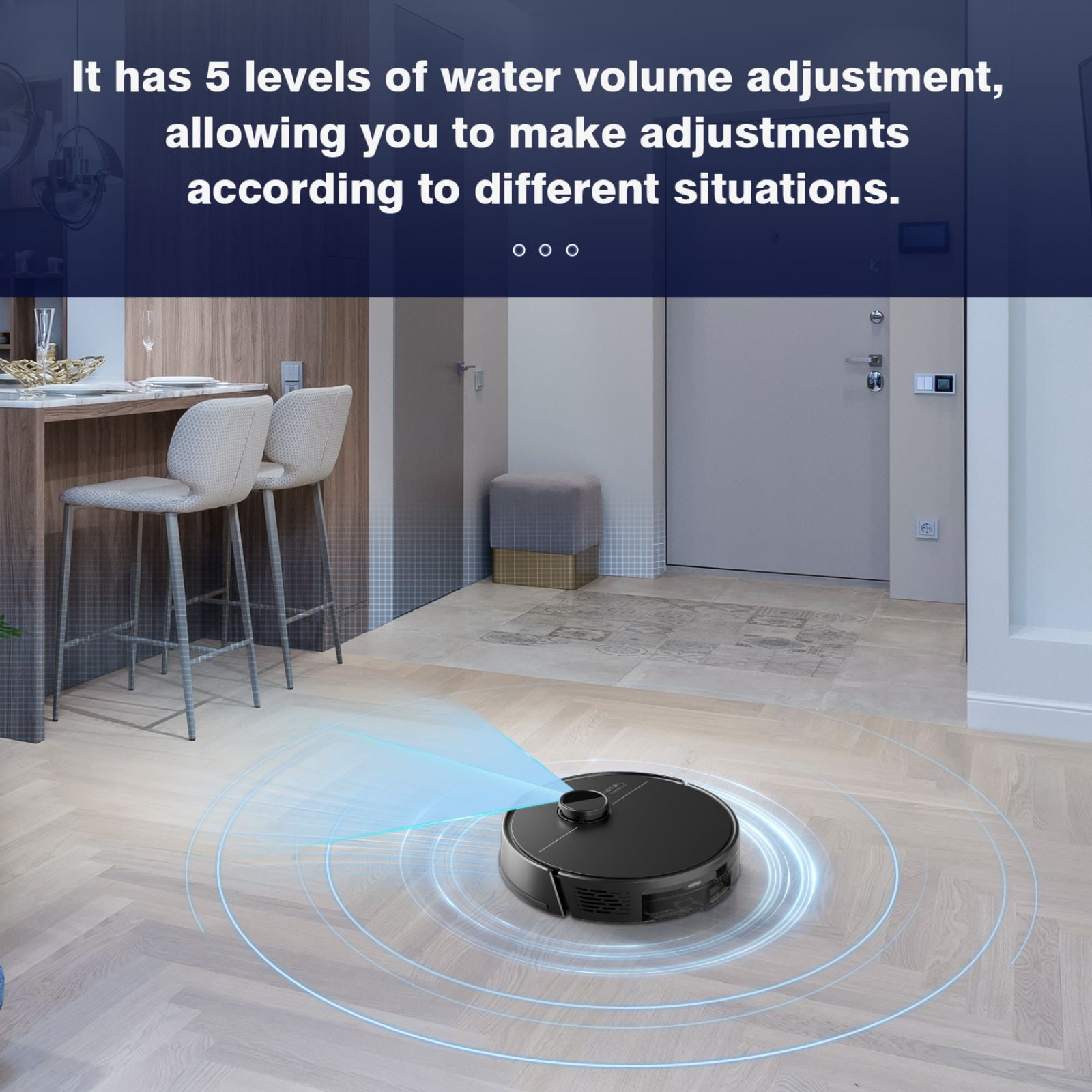 ROBOEVO Robot Vacuum and Mop with Mapping, 360 LIDAR Navigation 4000Pa 140Mins, Ideal for for Pet Hair Hard Floor - Image 7