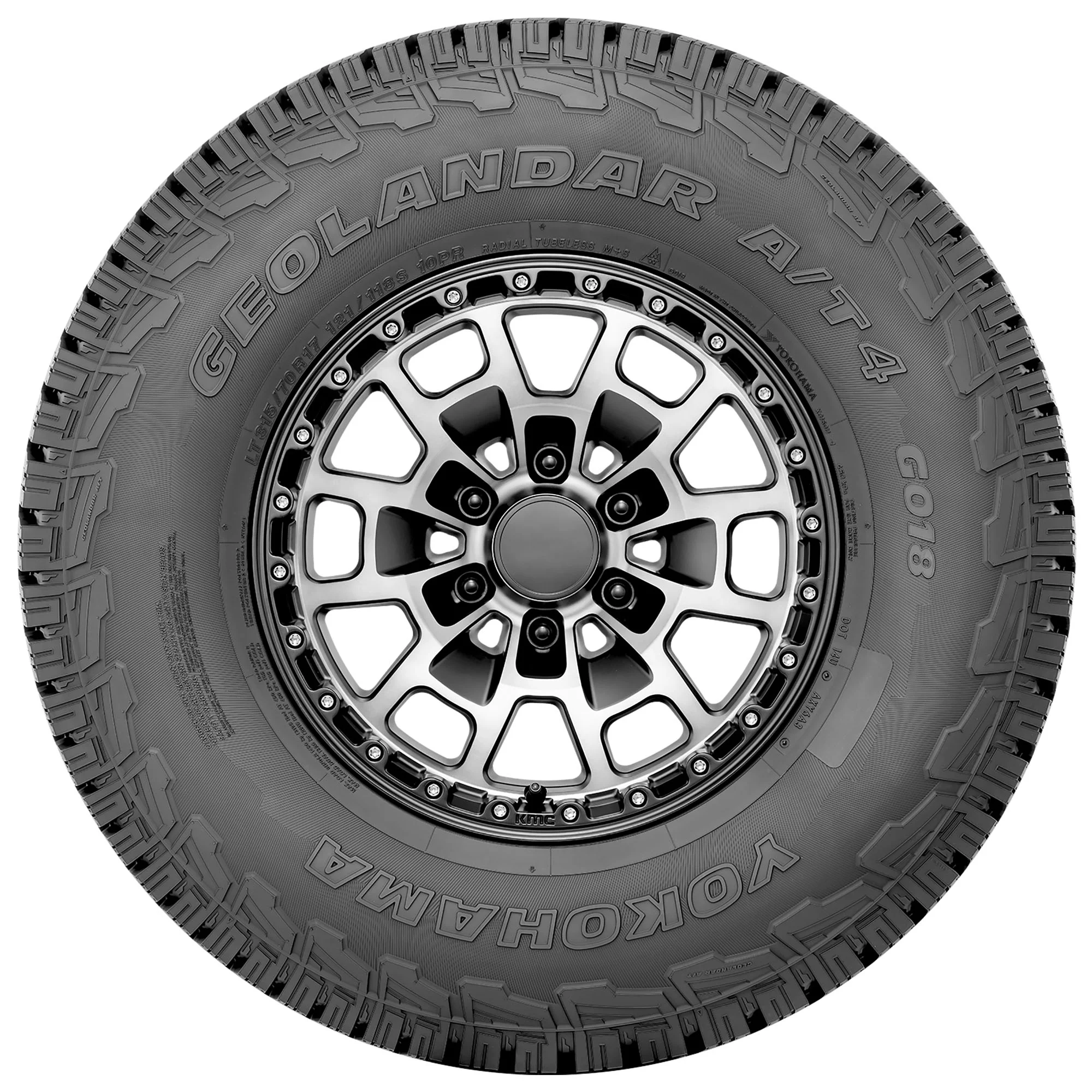 Yokohama Geolandar A/T4 G018 All Terrain LT285/70R17 121/118S E Light Truck Tire - Image 2
