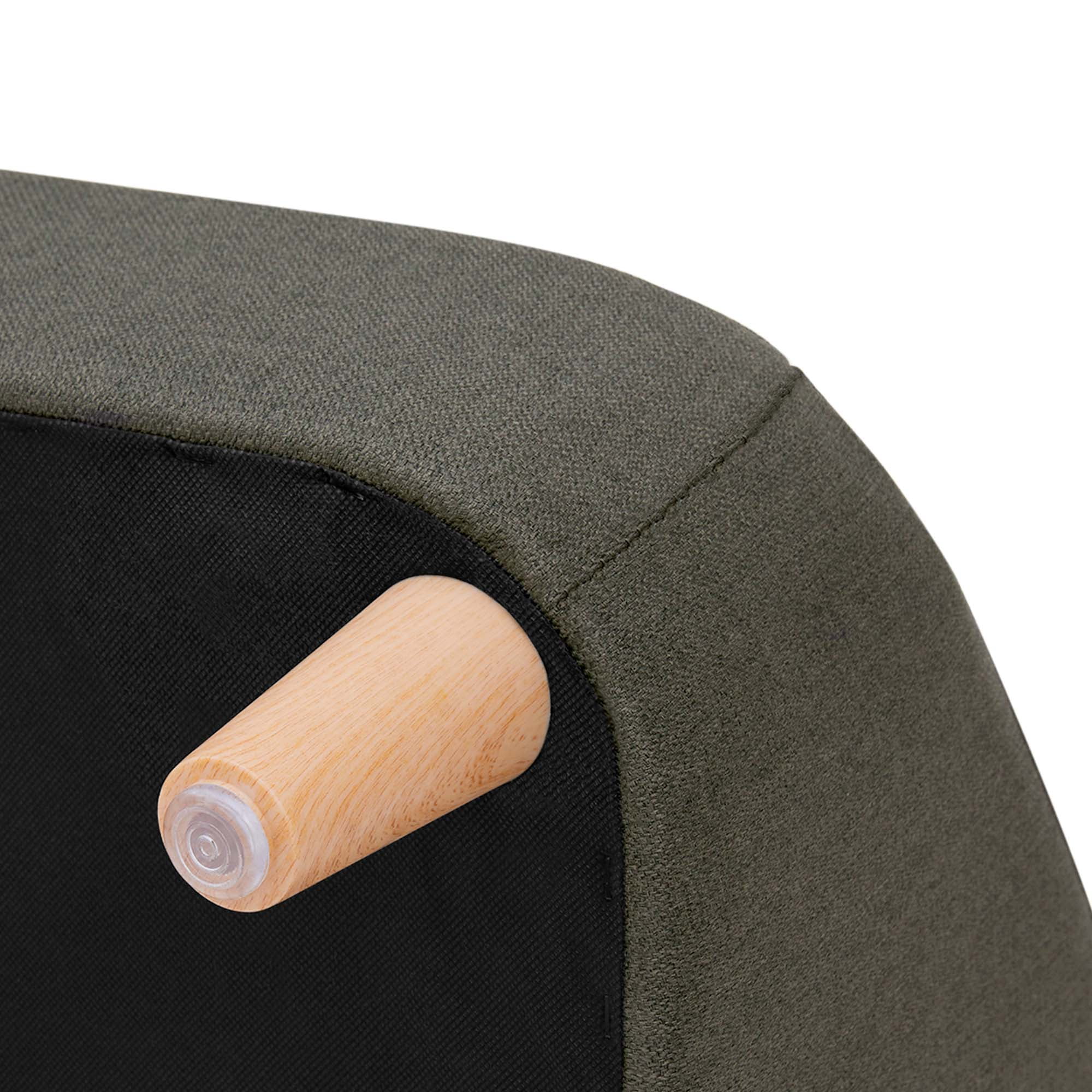 Teamson Pets Bennett Linen Sofa Dog Bed for Pets Up to 66 lbs, Gray - Image 4