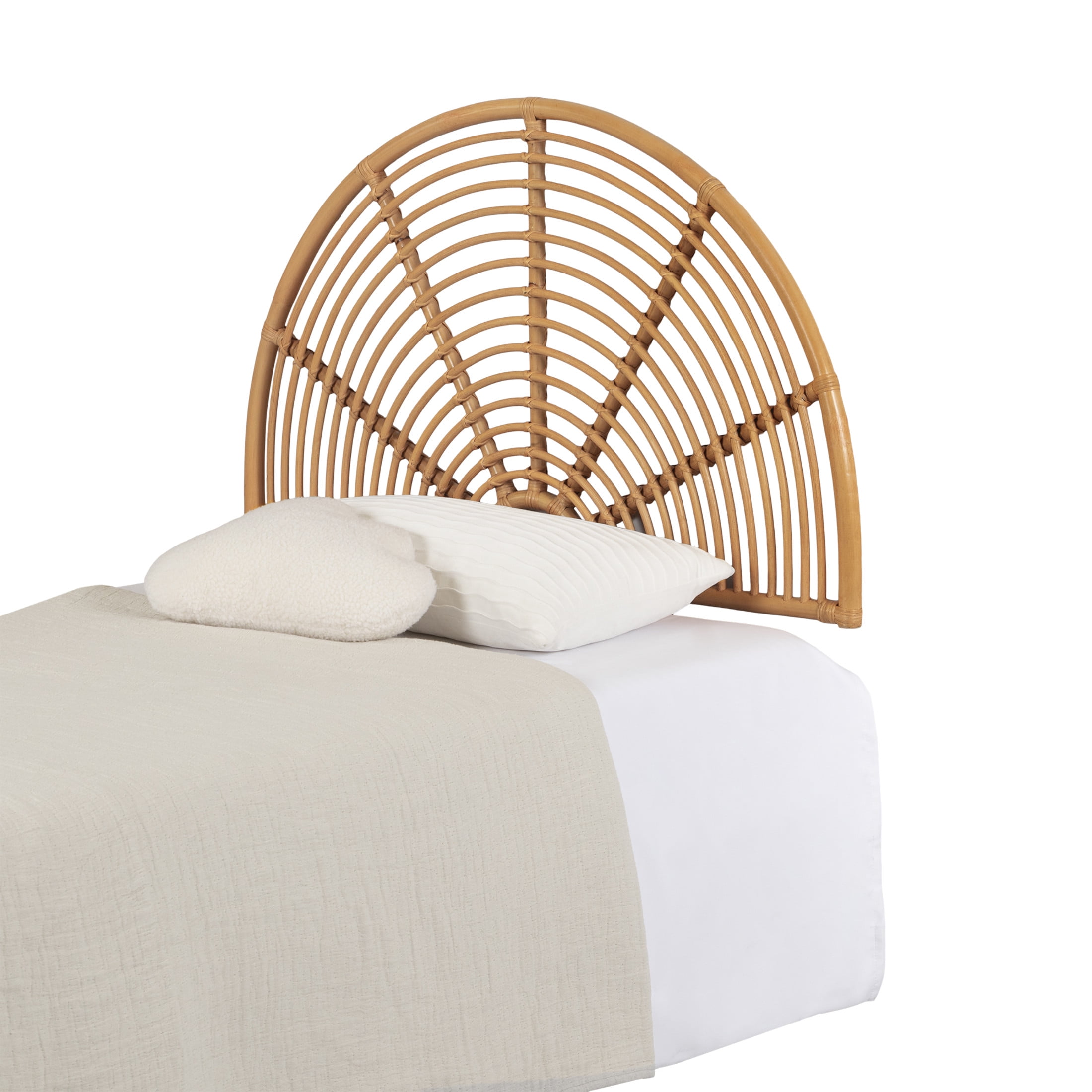 South Shore Bloom, Bohemian Harmony Headboard, Twin Beige - Image 6