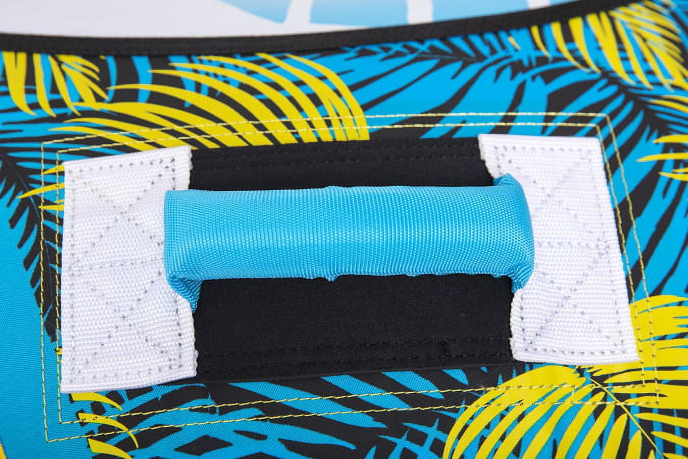 Airhead Blast Towable Tube for Boating, Heavy-Duty Nylon, Blue/Yellow - Image 8