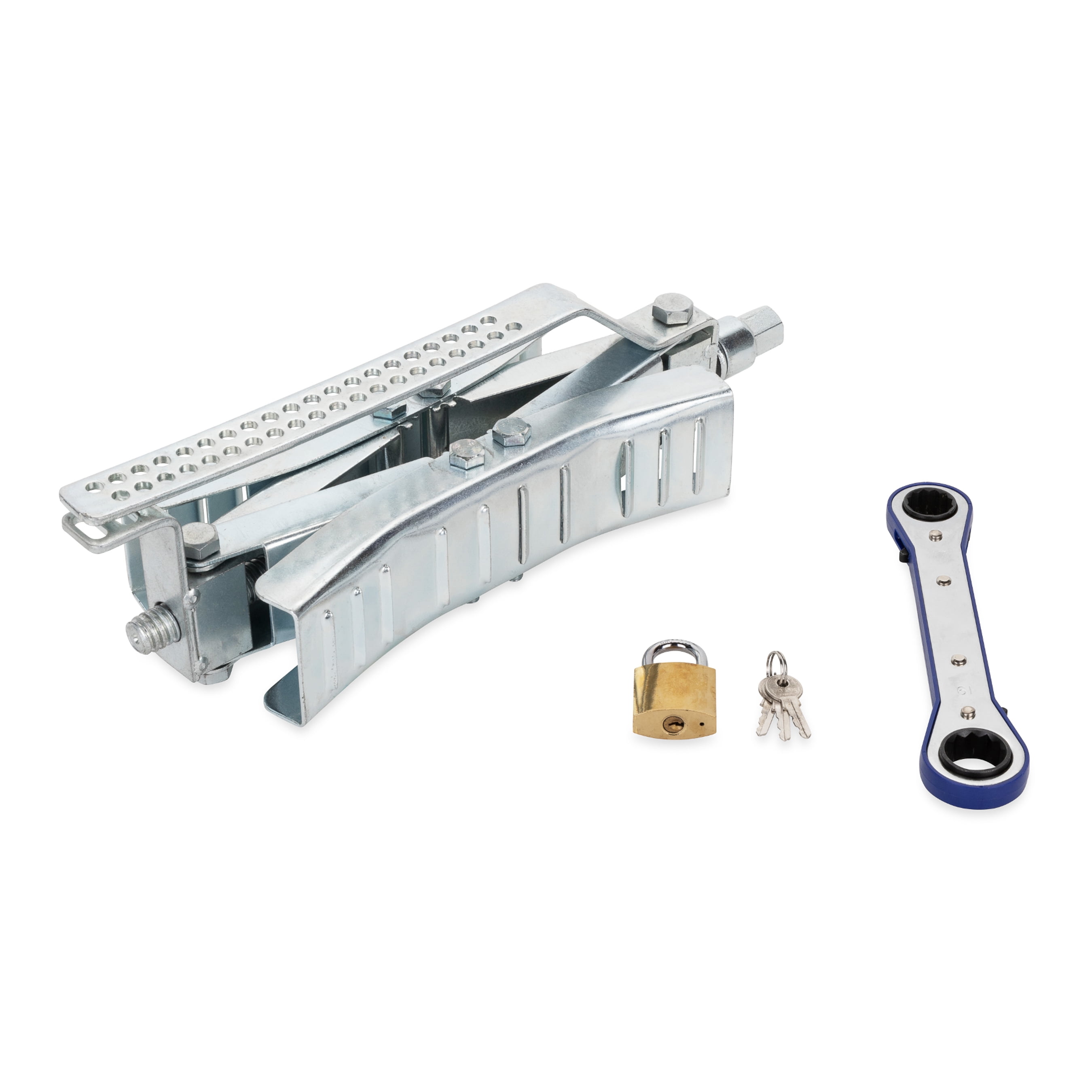 Camco EazLift - 10" Wheel Stop w/Wrench and Lock, Metal (44662) - Image 3
