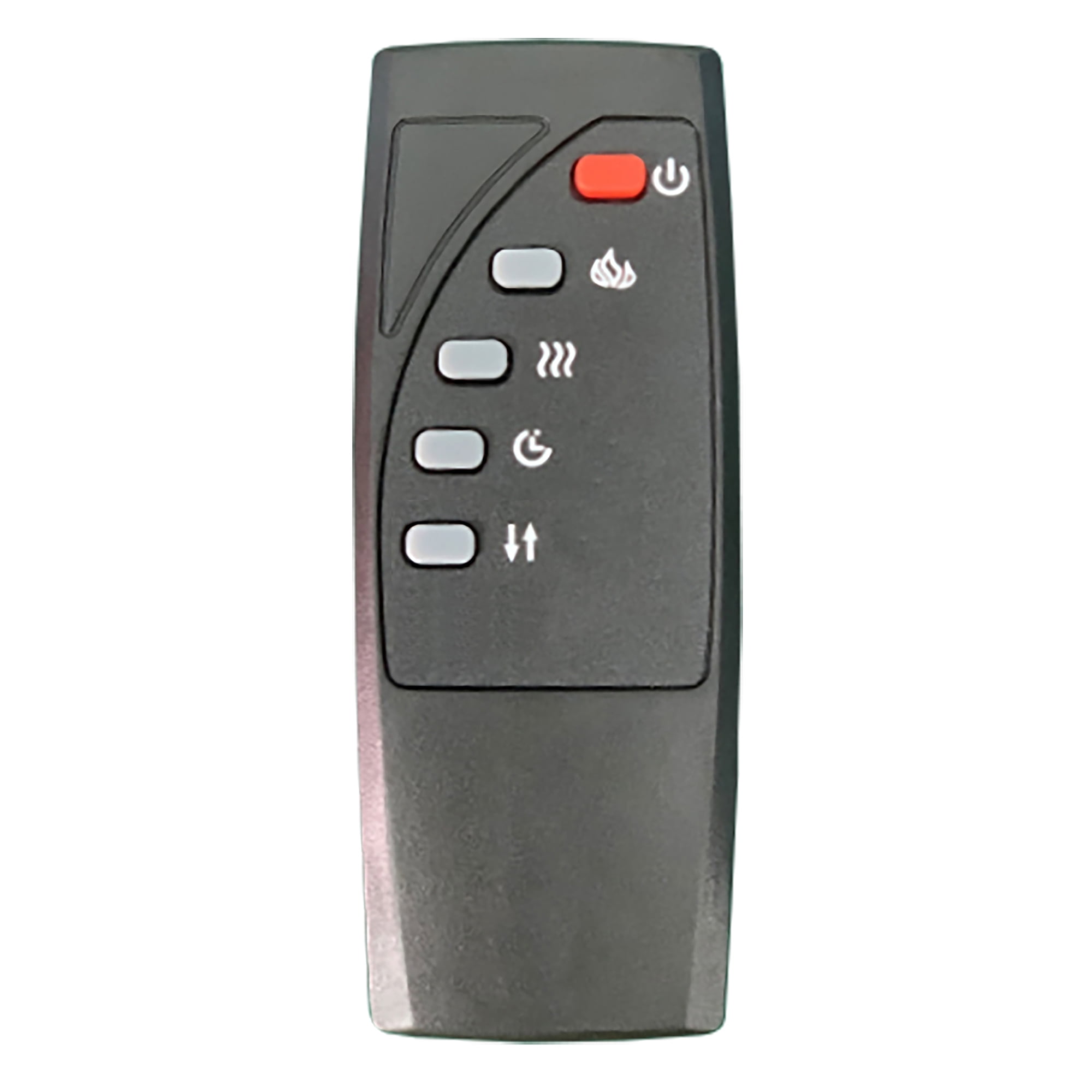 Evelyn&Zoe Quincy Rectangular TV Stand with 26" Log Fireplace for TV's up to 75", White - Image 14