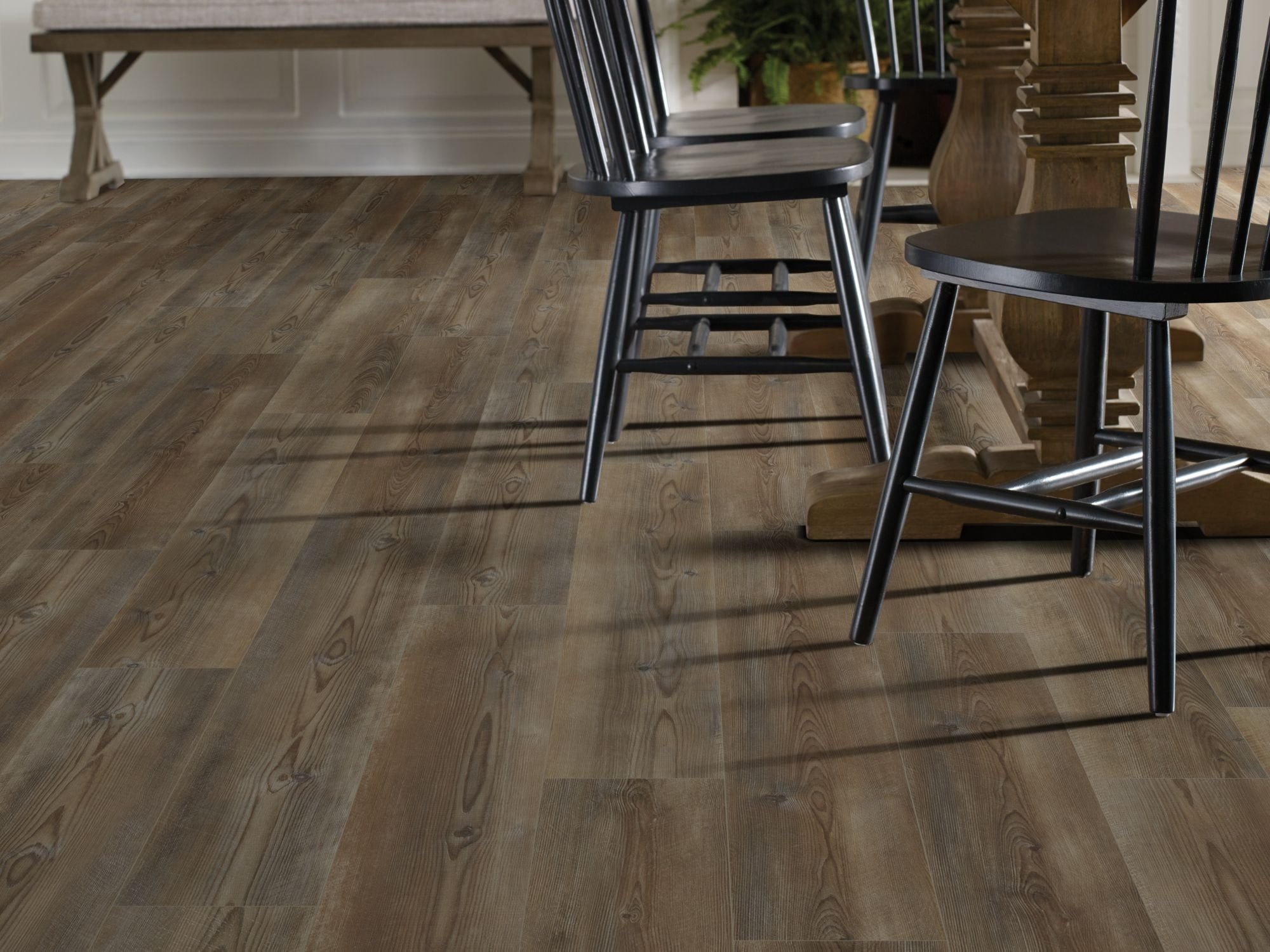 Wildwoods 7 in. x 48 in. Smoky Oak, Luxury Vinyl Plank Flooring (18.91 sq. ft. / carton) - Image 5