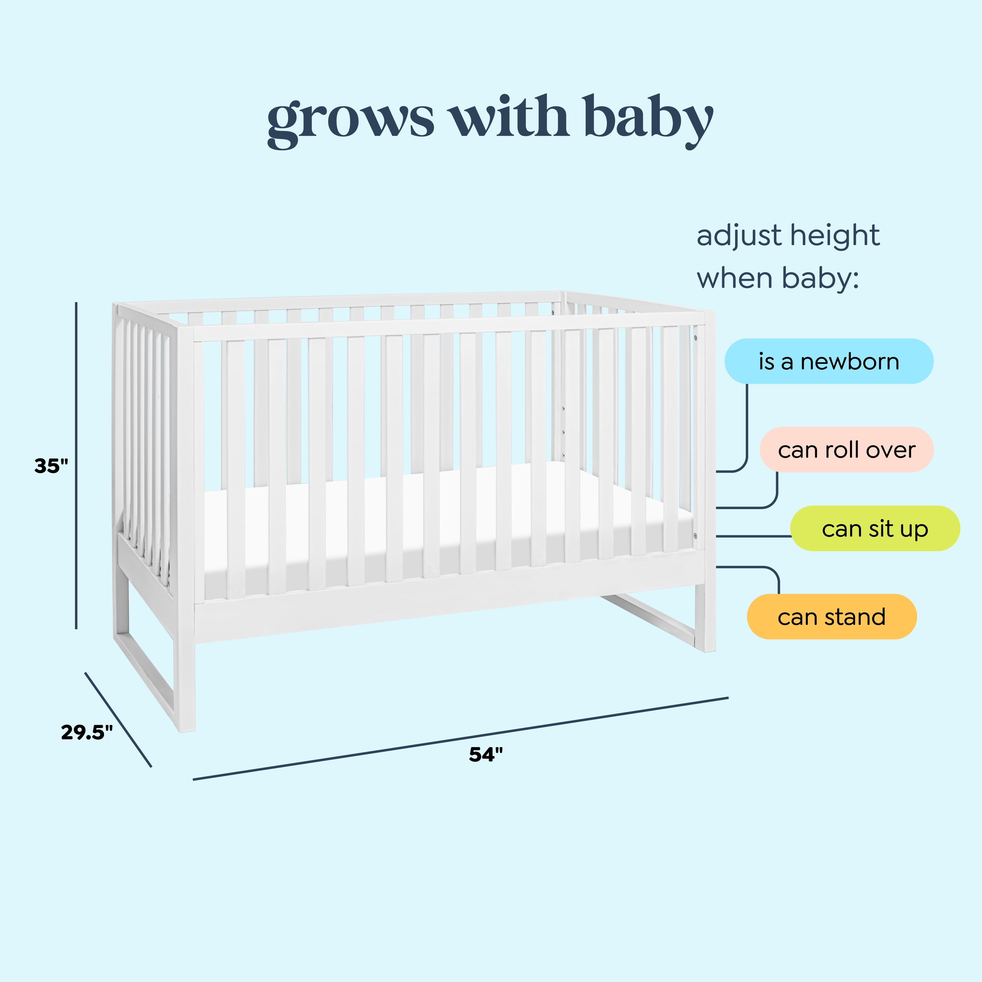 Davinci Hunter 3-in-1 Convertible Crib - Image 6