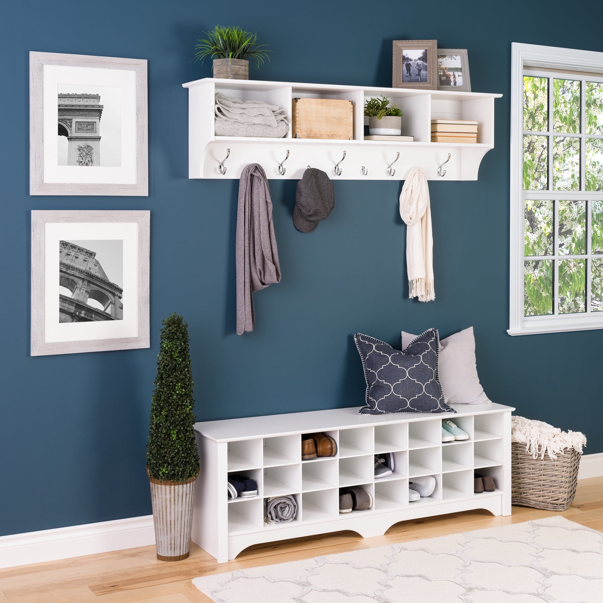 Prepac Hanging Entryway Wall Shelf, 60" Wide - Image 9