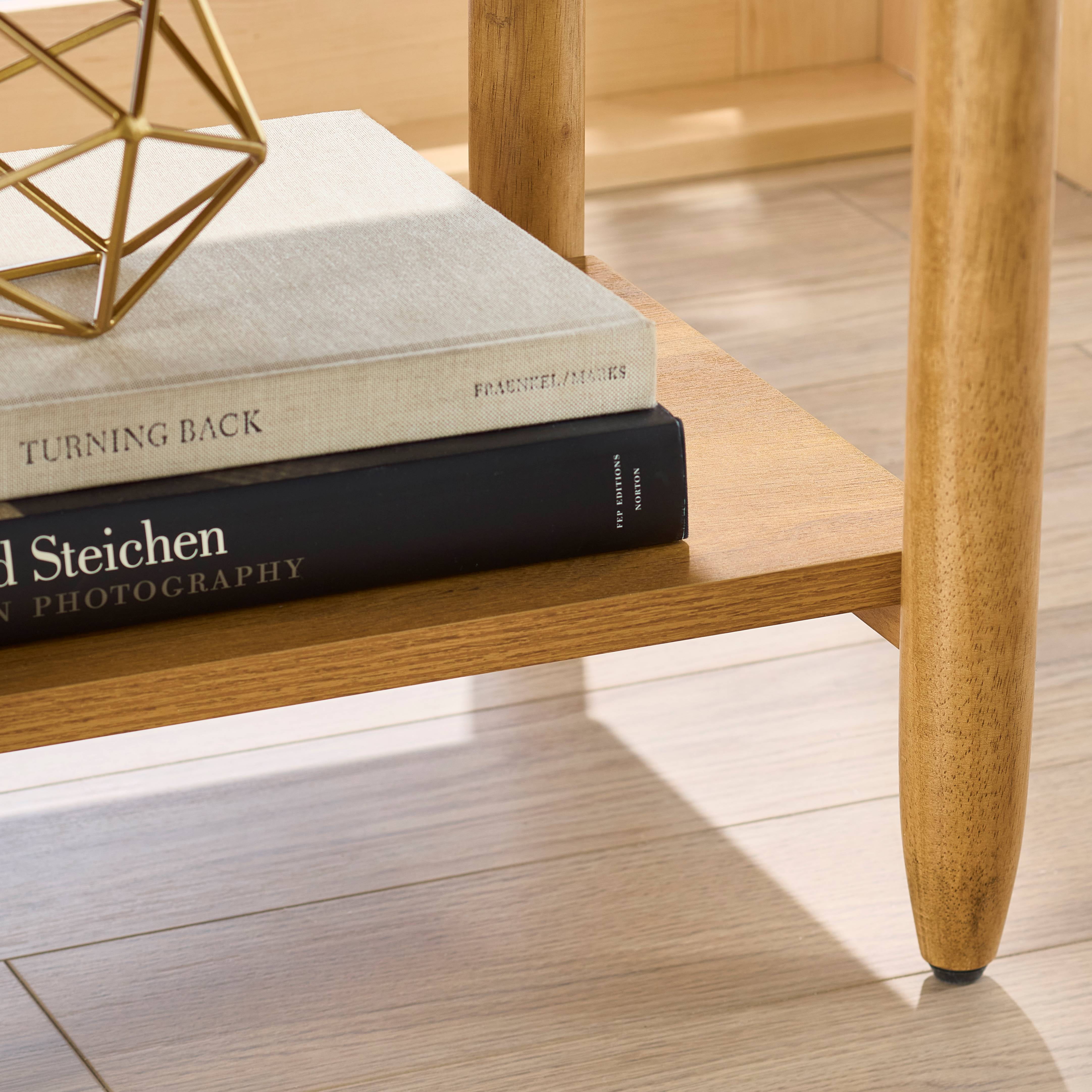 Better Homes & Gardens Springwood Caning Nightstand, Light Honey Finish - Image 2