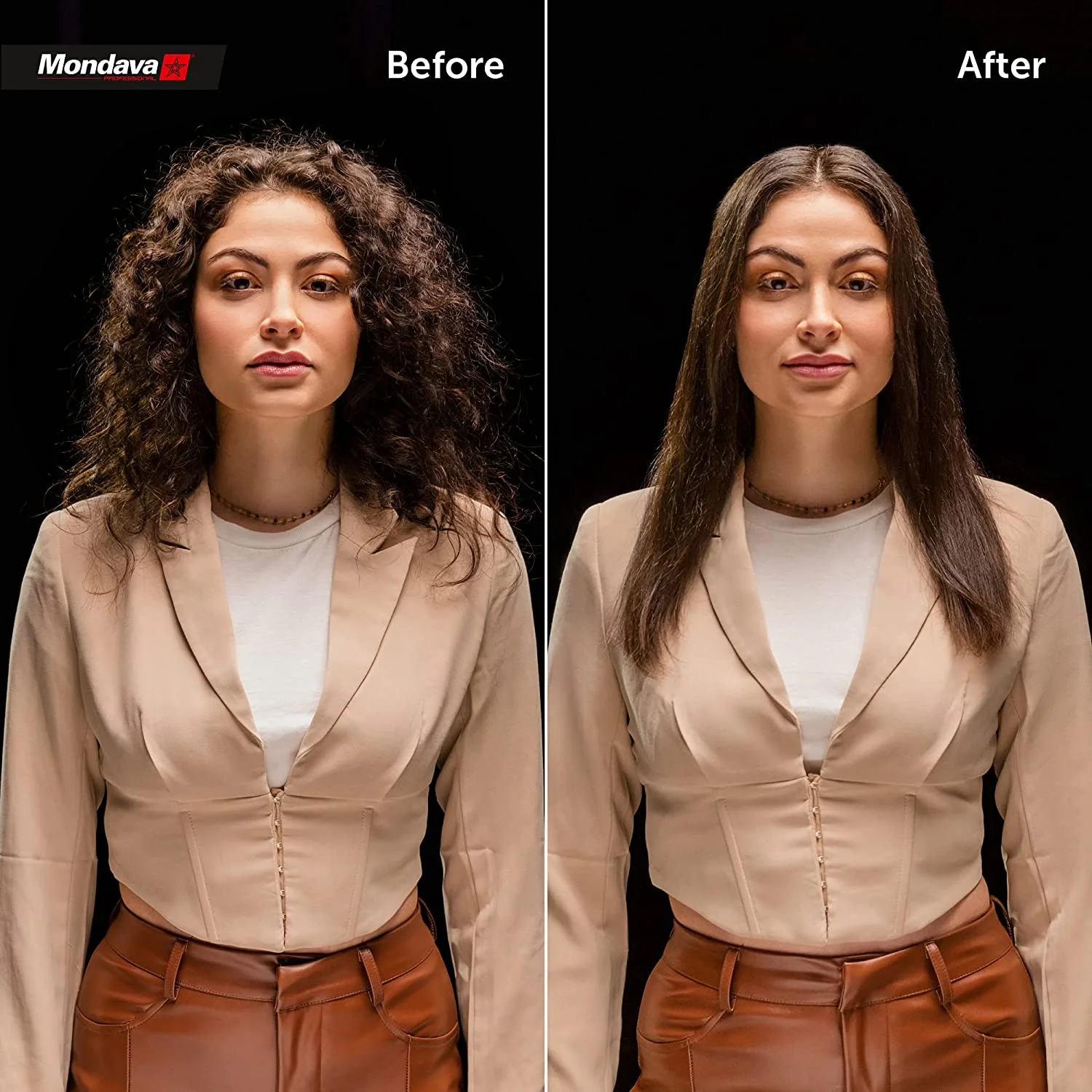 MONDAVA Ceramic Tourmaline Flat Iron and Curler, Pulse Vibration to Tame Wild Hair in 8 Min, Hair Straightener - Image 8