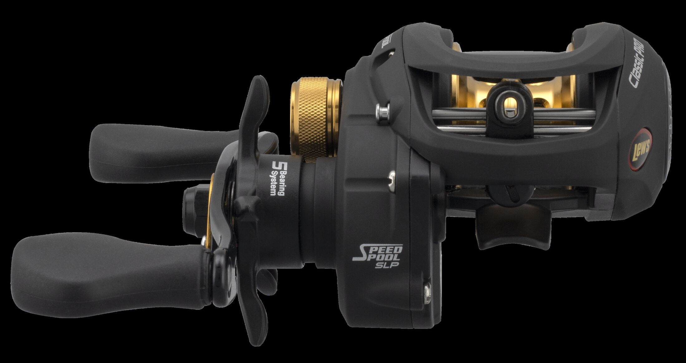 Lew's Classic Pro Speed Spool SLP Baitcast Fishing Reel, 7.5:1 Gear Ratio, Right-Hand Retrieve, Black - Image 5