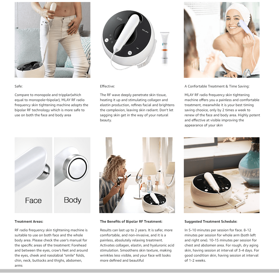 RF Radio Frequency Facial And Body Skin Tightening Machine,Professional Home RF Skin Care Anti Aging Device - Image 4