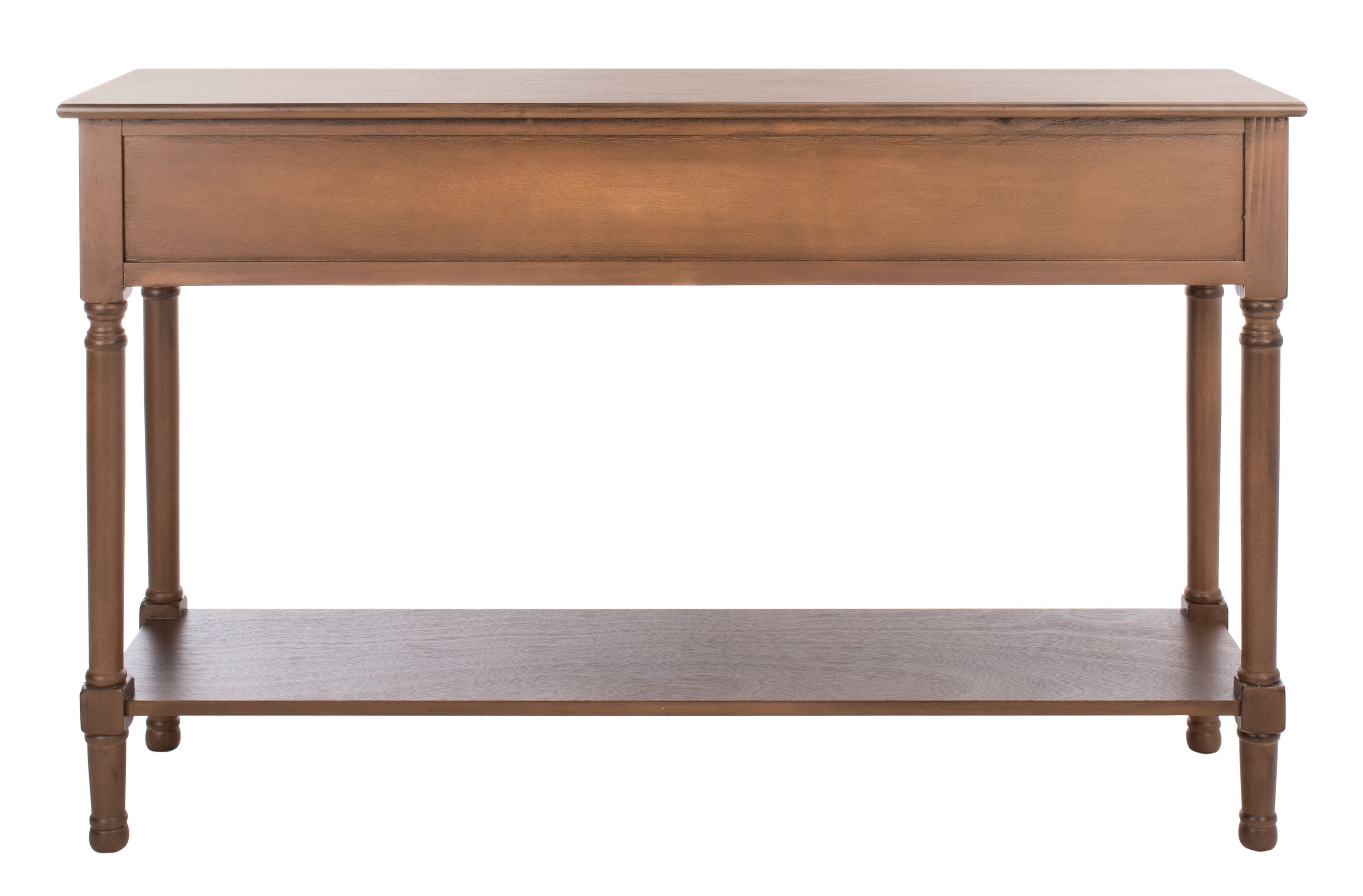 SAFAVIEH Peyton French Brown Wood Console Table with Drawer (47.3 in. W x 13 in. D x 29.5 in. H) - Image 2