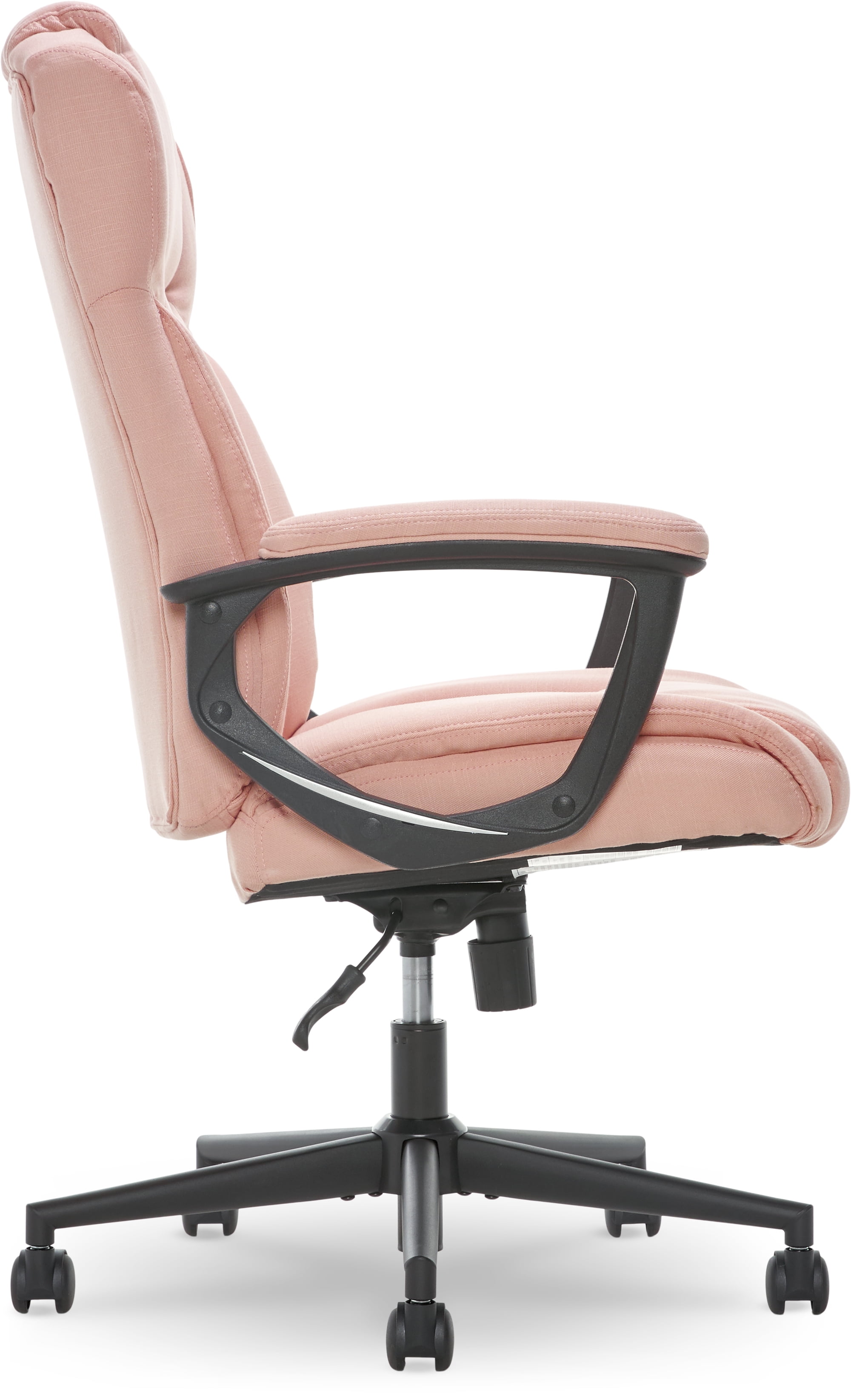 Serta Connor Microfiber High Back Executive Chair with Arms, Pink - Image 8