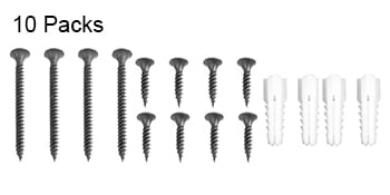 VEVOR Deck Post Base 10 pcs Post Base Skirt 4 x 4 Inch Post Support Flange 2.5 LBS Deck Post Skirt Black Powder-Coated Decking Post Base with Thick Steel for Deck Supports Porch Railing Post Holders - Image 9