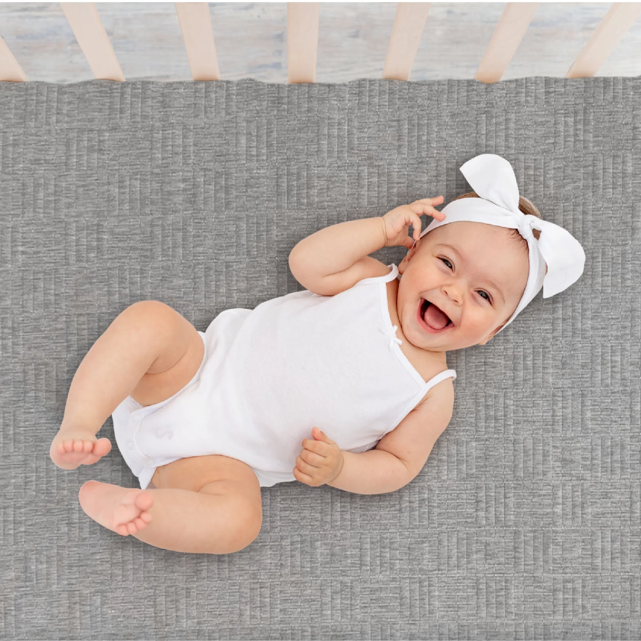 Delta Children Sweet Beginnings Dual Sided Baby Crib Mattress and Toddler Mattress, GREENGUARD Gold and CertiPUR-US Certified, Firm Plant-Based Foam, Waterproof, 5 Year Warranty - Image 8