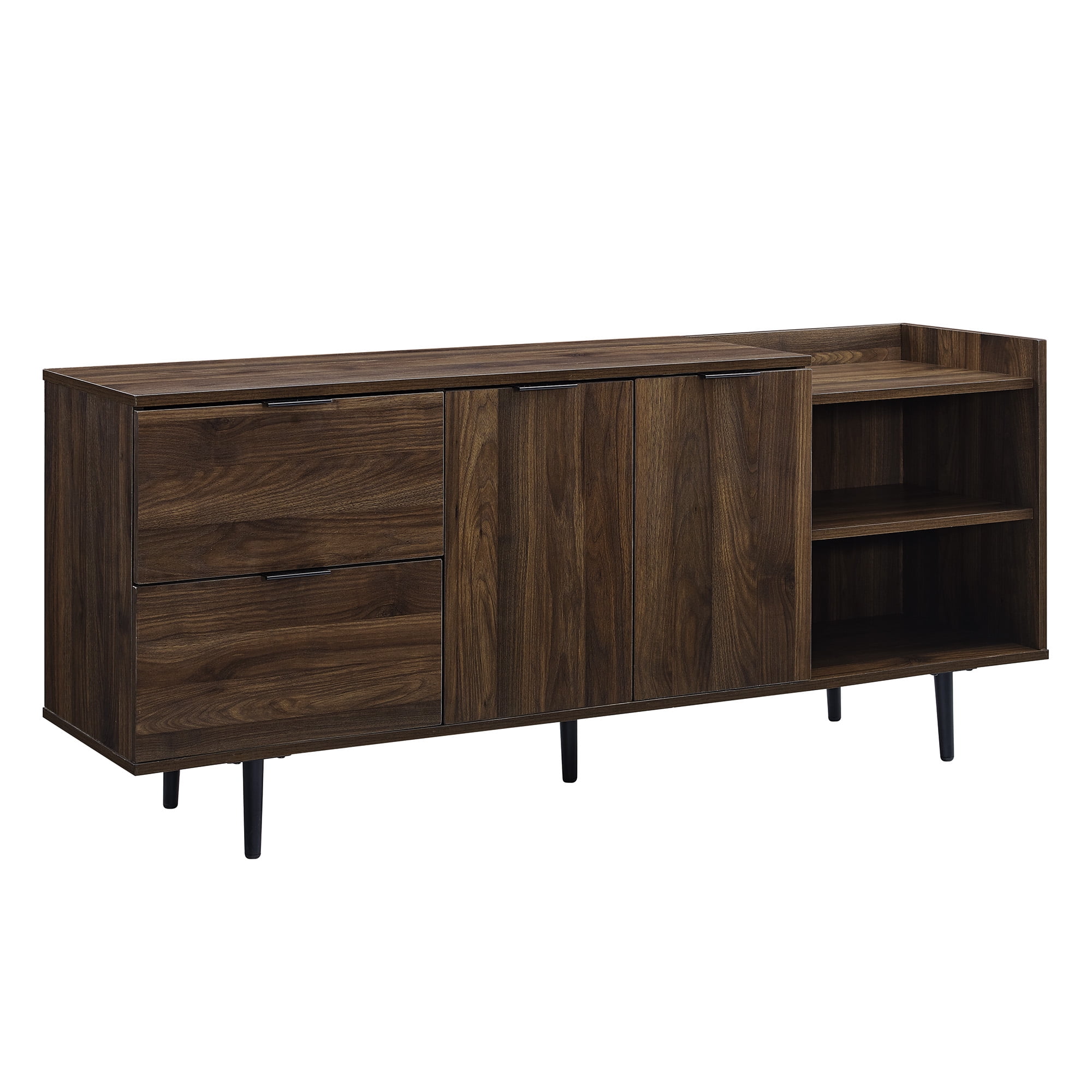 Manor Park Dark Walnut Modern TV Stand for TVs up to 48" - Image 12