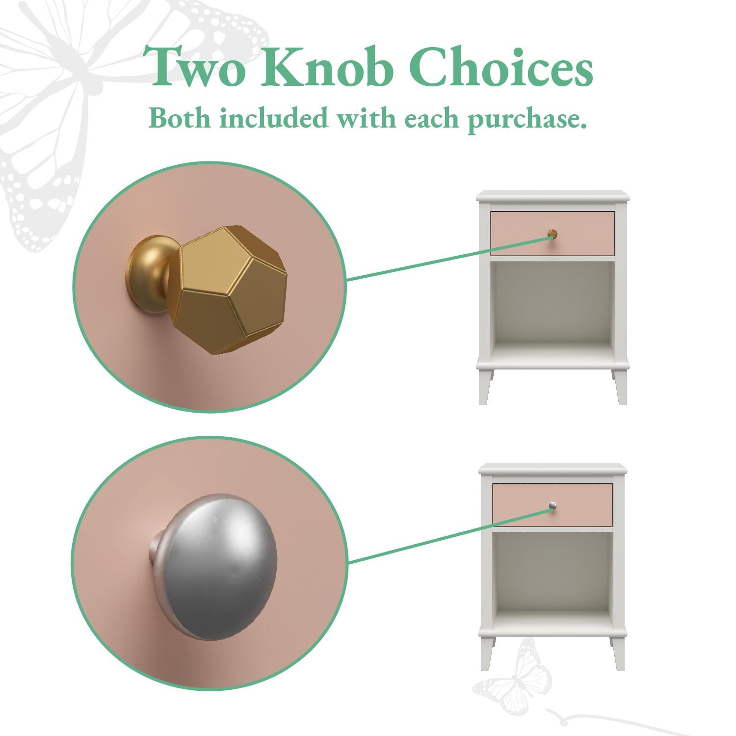 Little Seeds Monarch Hill Poppy Nightstand, Pink - Image 12