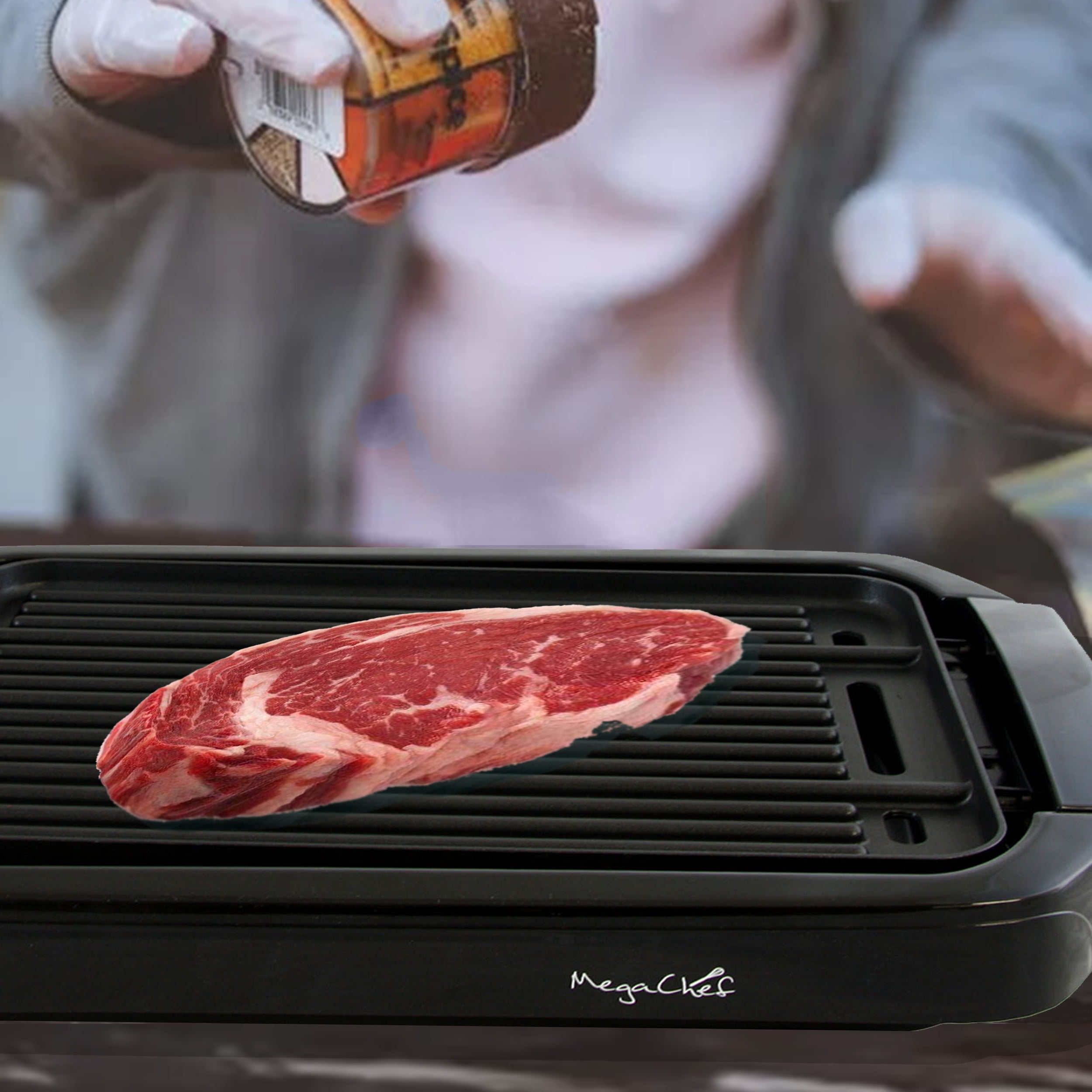 MegaChef Dual Surface Reversible Indoor Grill and Griddle - Image 4
