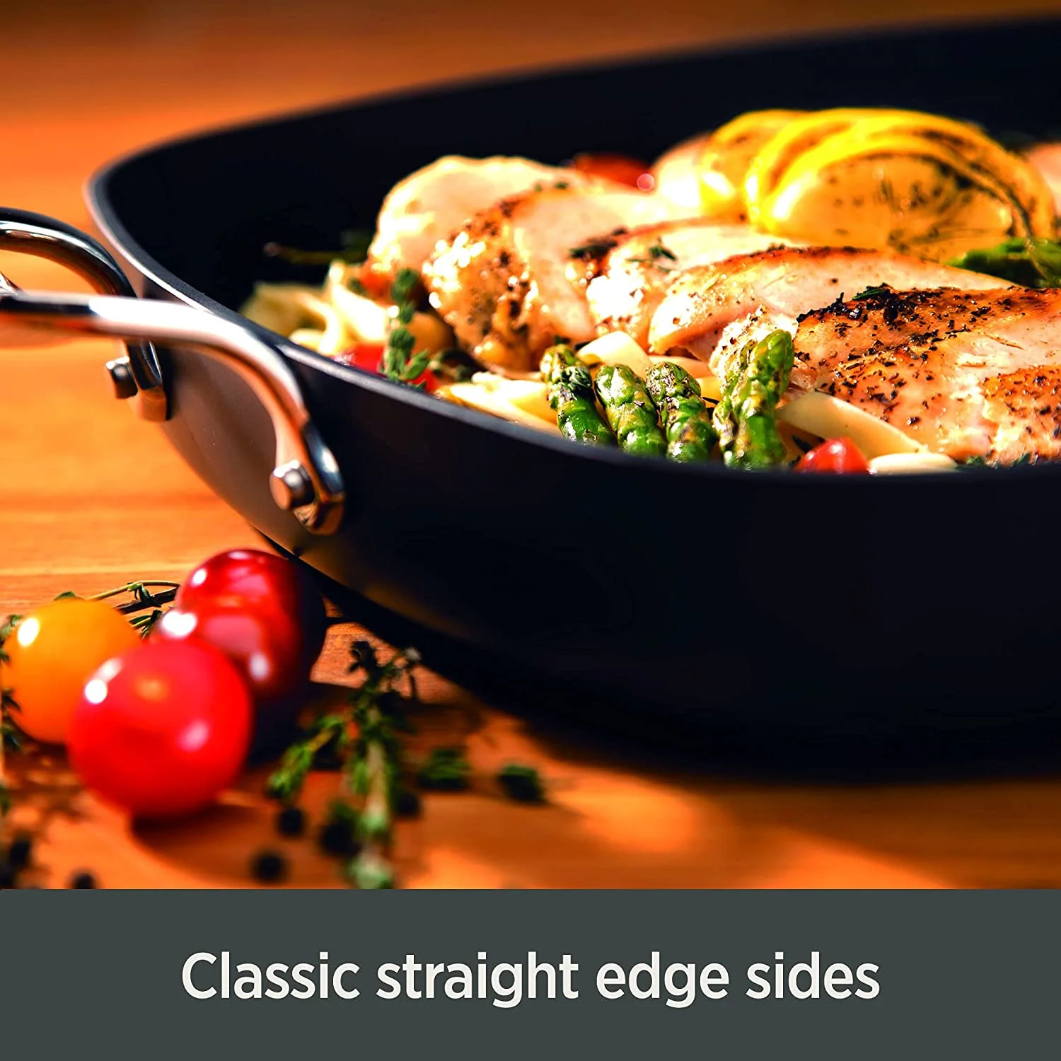 All-Clad Essentials Hard Anodized Nonstick Cookware, Stockpot with Multi-purpose Insert and lid, 7 quart - Image 6