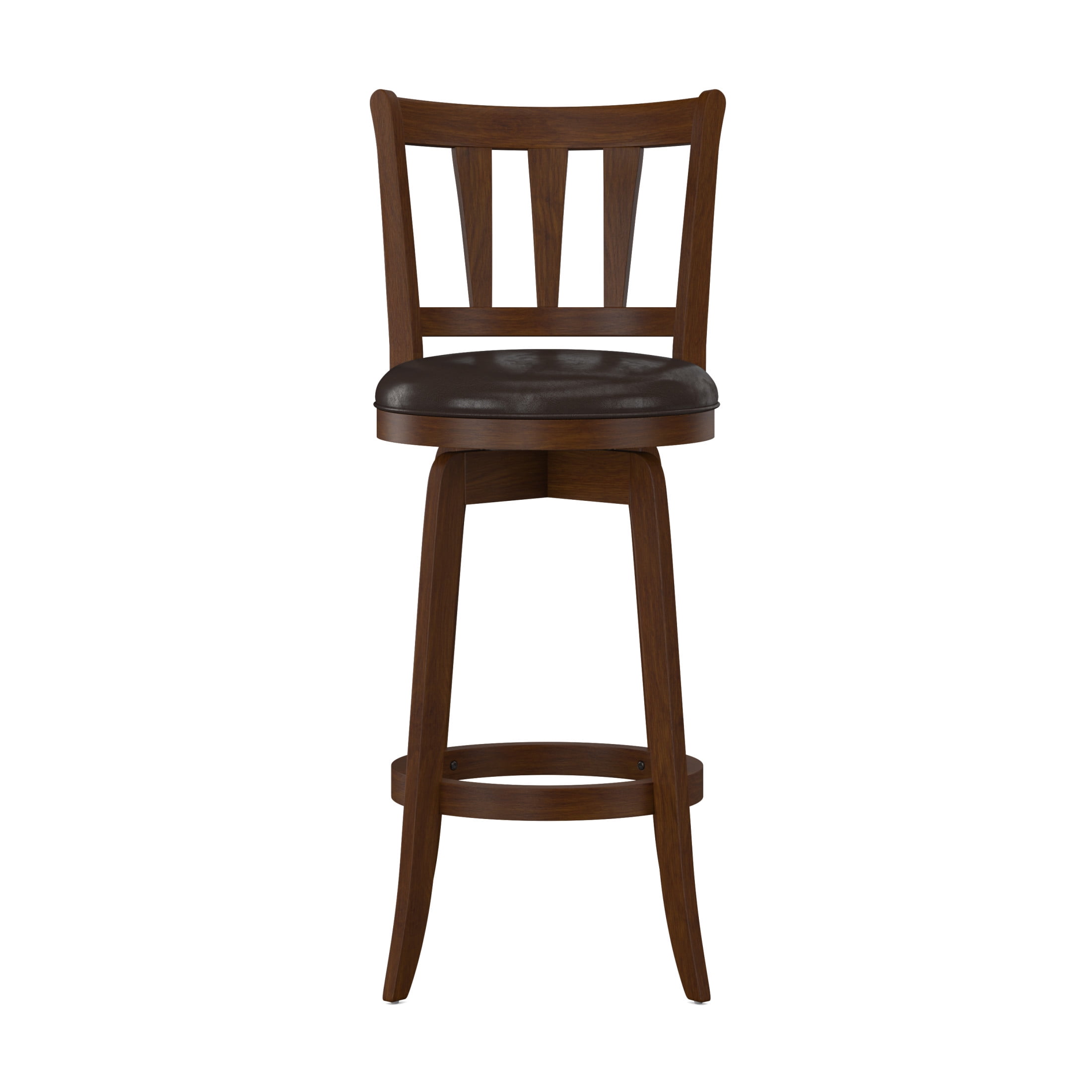Hillsdale Furniture Presque Isle Wood Bar Height Swivel Stool, Cherry - Image 5