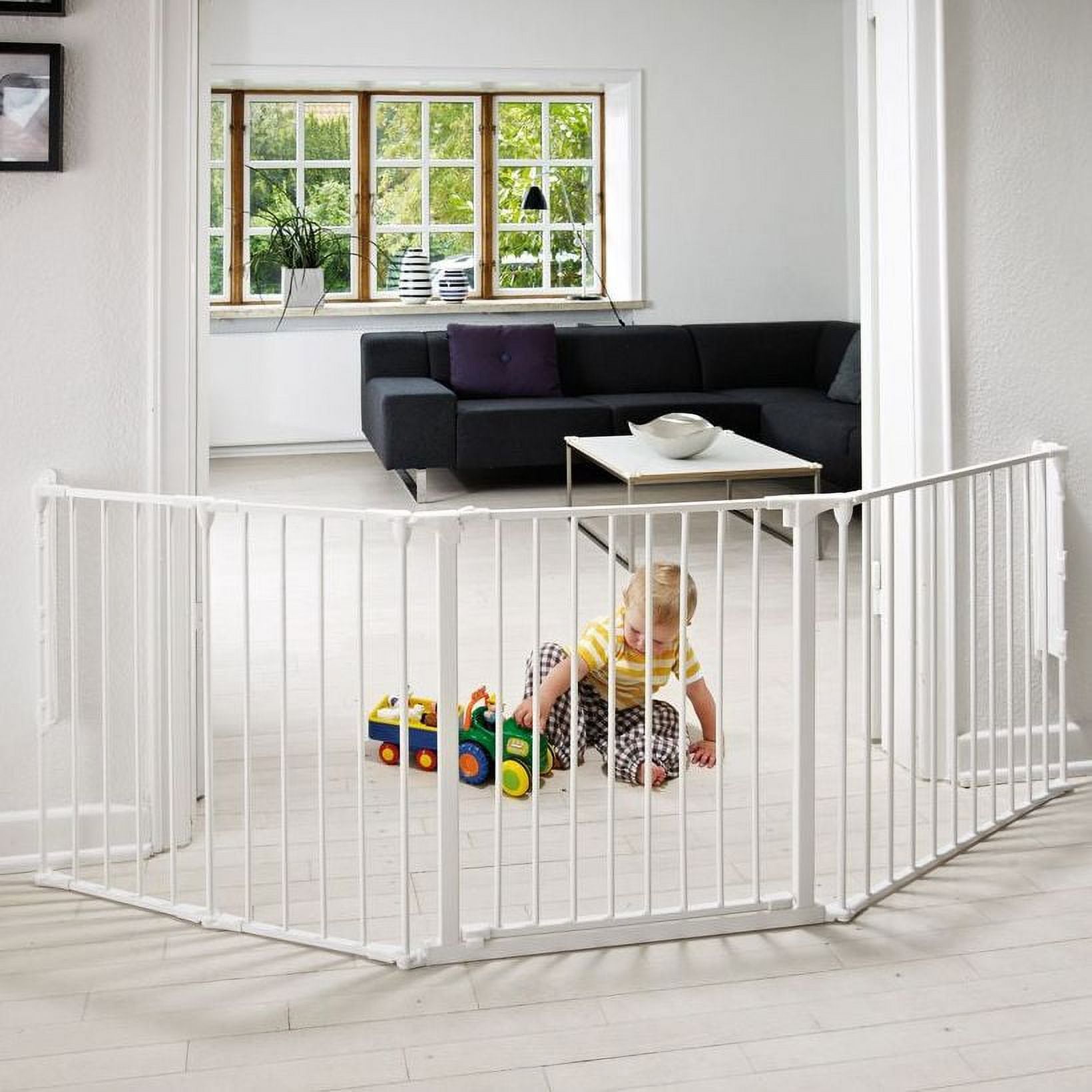 BabyDan FLEX Baby Gate, Black - Image 6