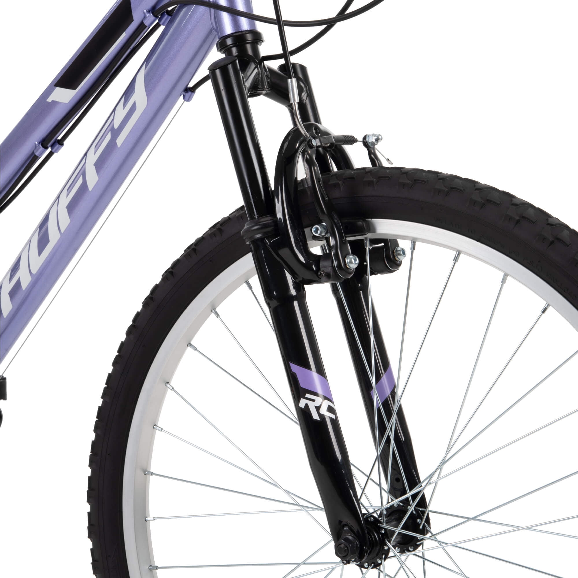 Huffy 24" Rock Creek Mountain Bike, Fits Riders 4'8" - 5'8", Purple, Adult, Women's - Image 4