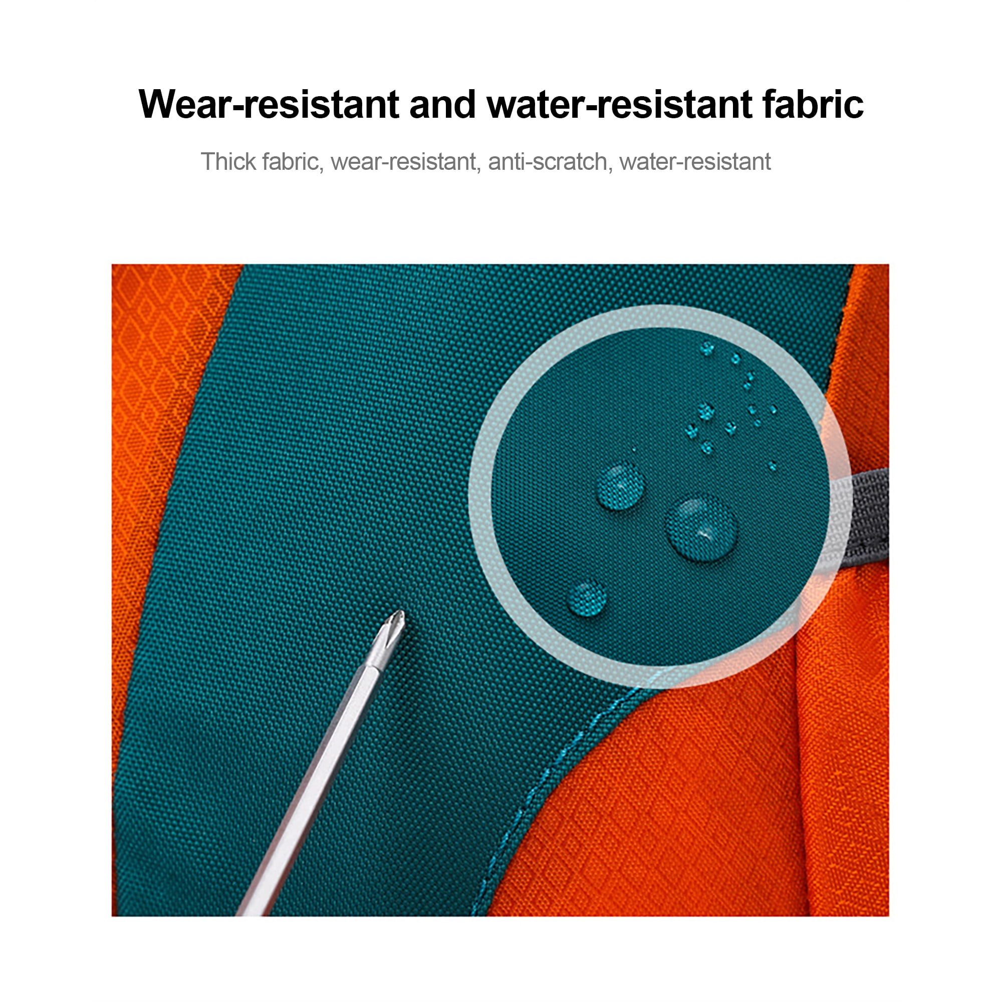 Manviss 15L Cycling Backpack Waterproof Climbing Daypack, Women Men, Orange - Image 4