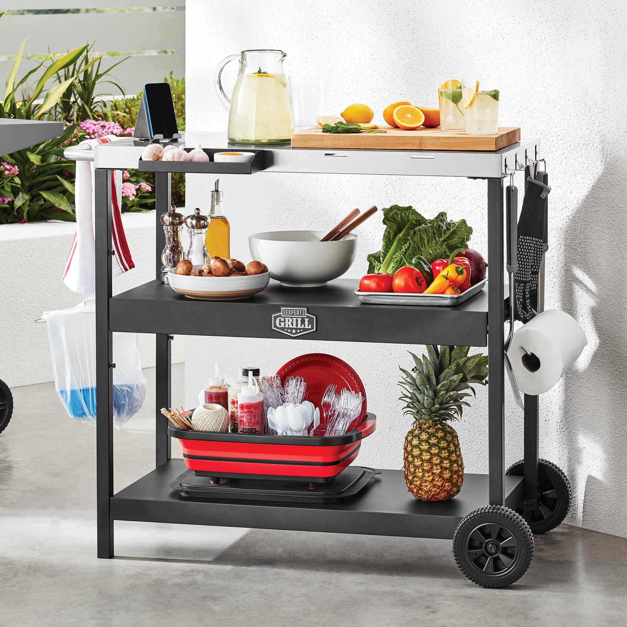 Expert Grill Outdoor Food Preparation Cart - Image 12