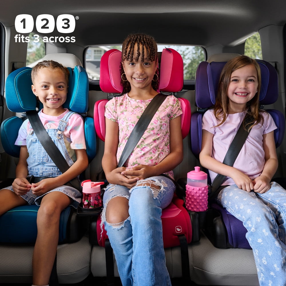 Diono Connect3 R 2-in-1 High-Back Booster, Black Storm - Image 3