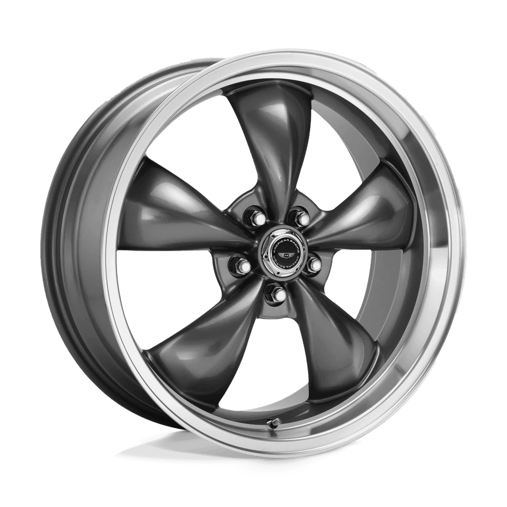 Torq Thurst M, Anthracite Machined Lip 17x7.5 Wheel with 5x110 Bolt Pattern - Gun Metal Wheel Rim - Image 2