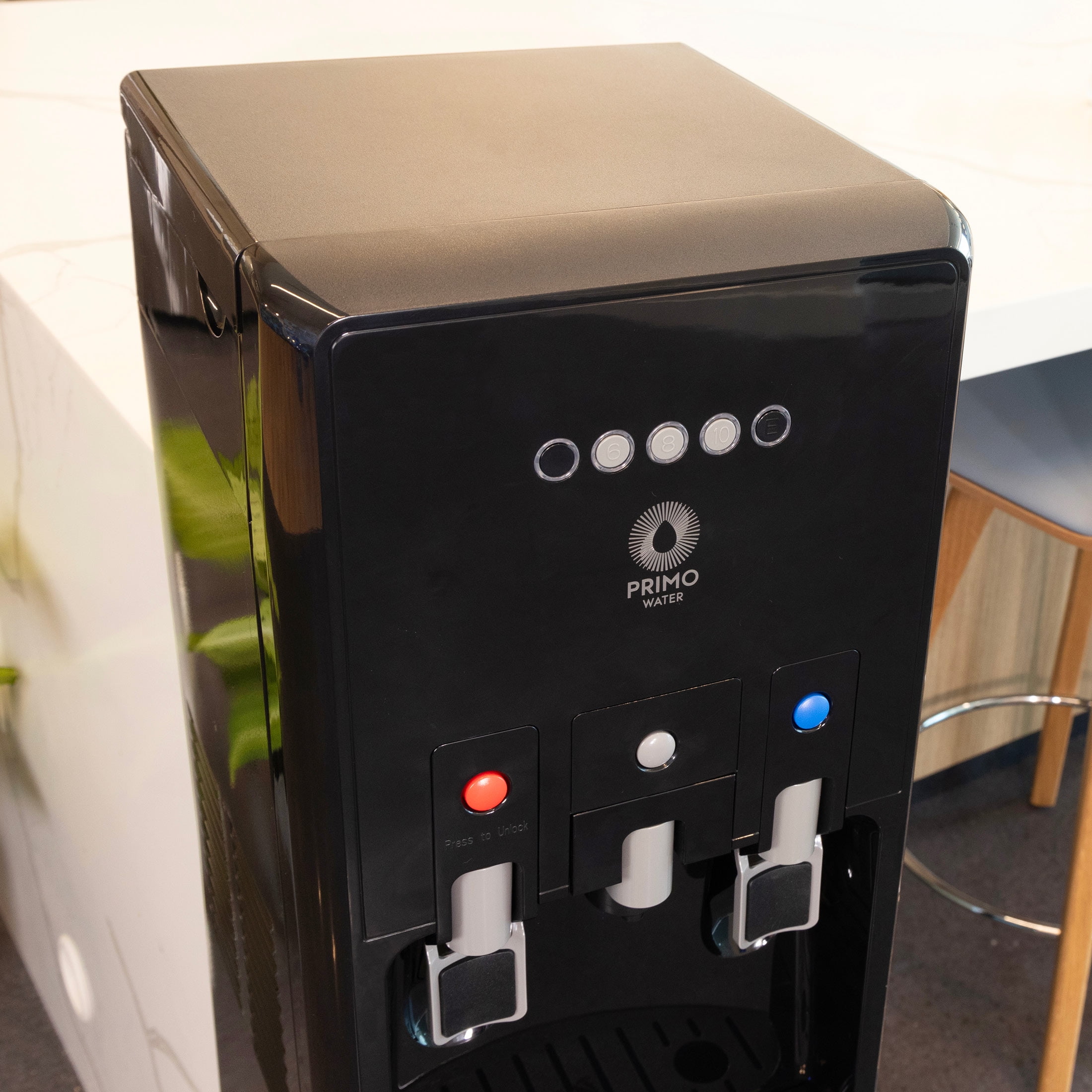 Primo Water® Bottom Loading Pro 2 Temp Water Dispenser with Single-Serve Coffee Maker, Black - Image 7