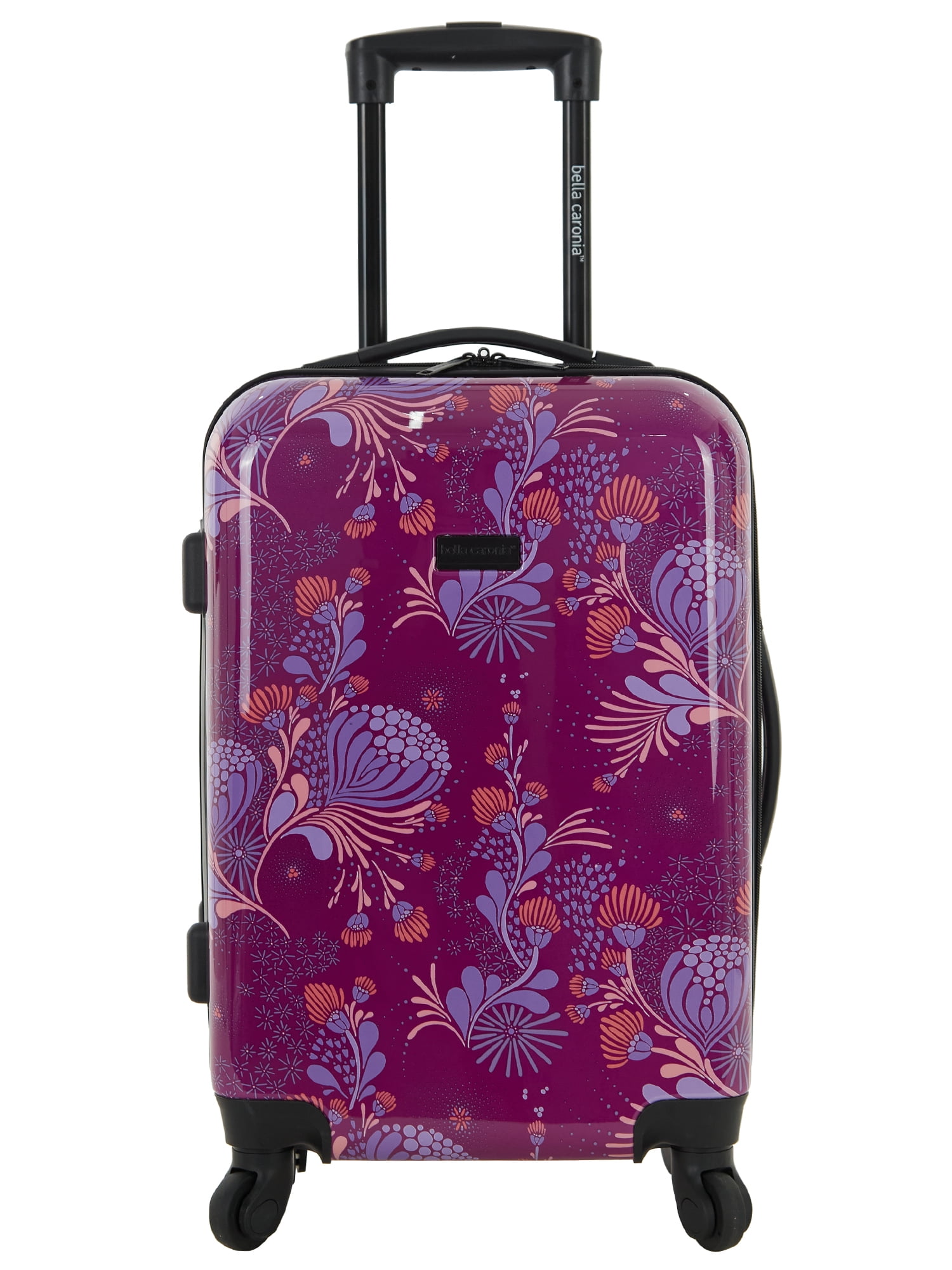 Vonguish Collection 3 piece Hardside Luggage Set with 8 wheel spinners, Style Floral - Image 2