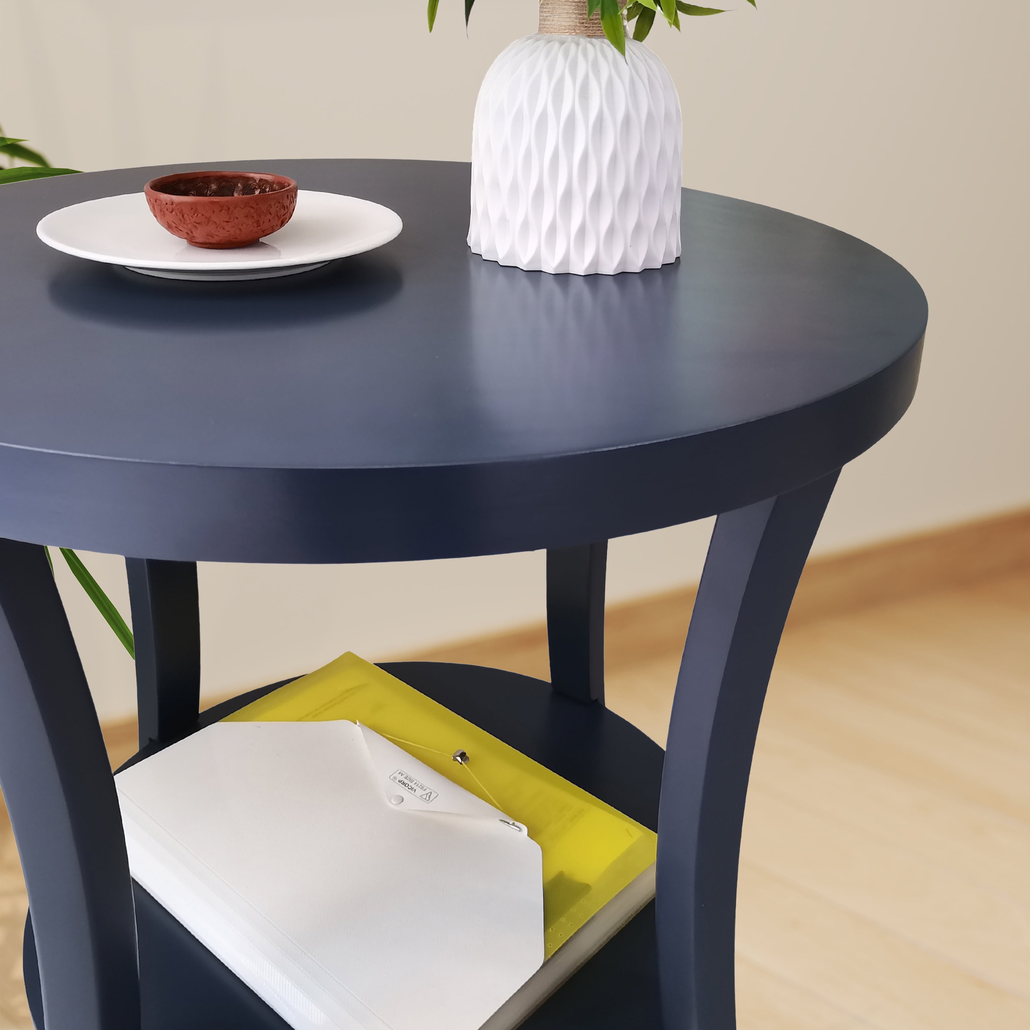 Roundhill Furniture Perth Contemporary Wood End Table - Image 3