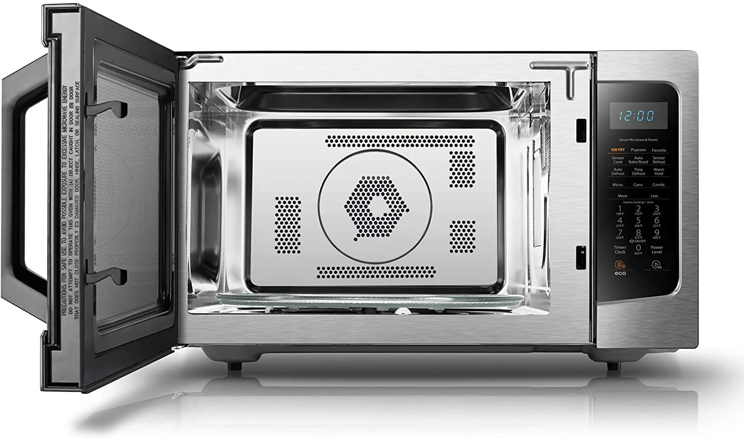 TOSHIBA 4-in-1, 1.5 cu. ft., Countertop Microwave Oven, Smart Sensor, 1000 Watts, ML-EC42P(SS), Stainless Steel - Image 4