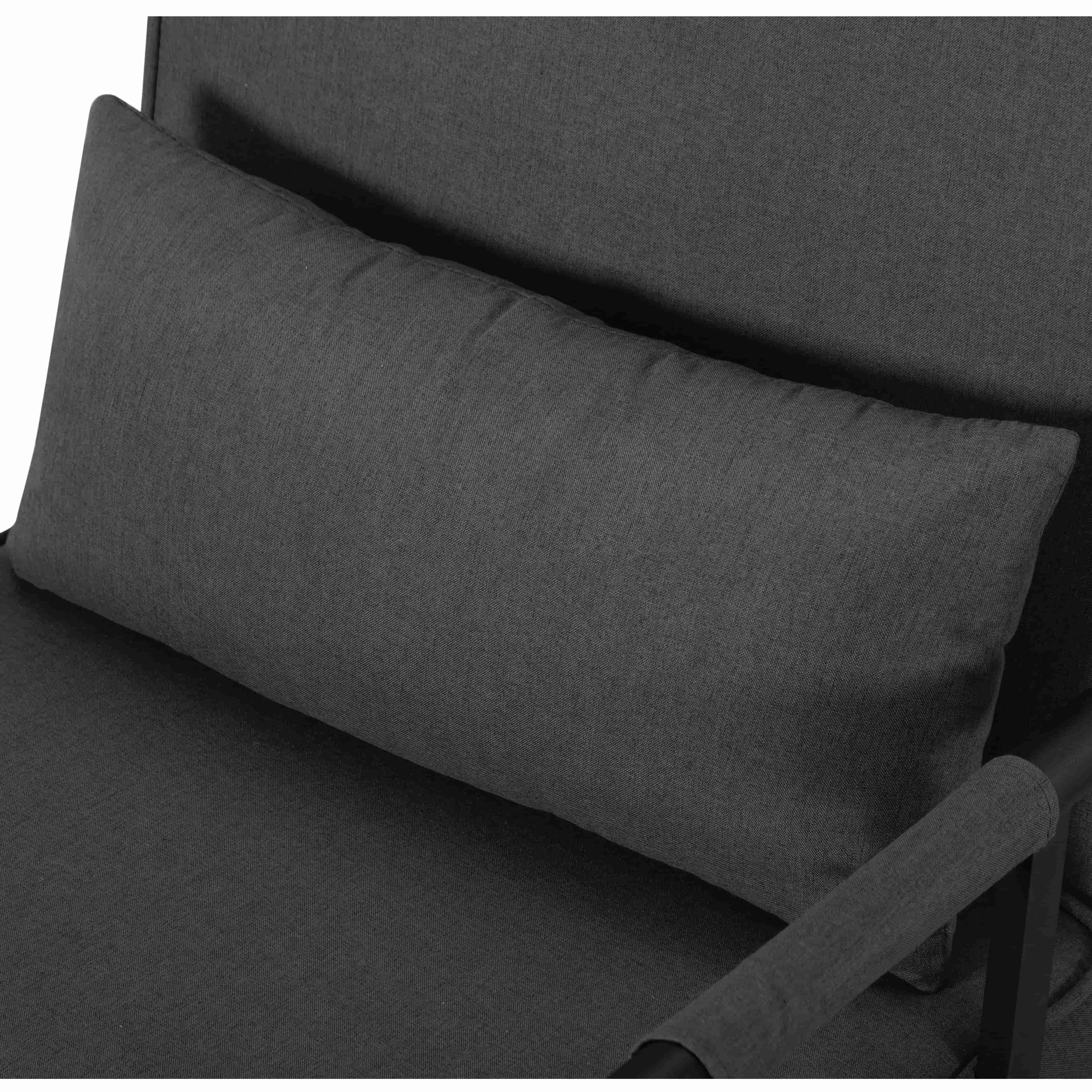 BSHTI 26”Folding Arm Chair Lounge 4-in-1, Convertible Sofa Bed, Modern Sofa Bed,for Small Spaces,Living Room,Guest Room,Office(Dark Gray) - Image 5