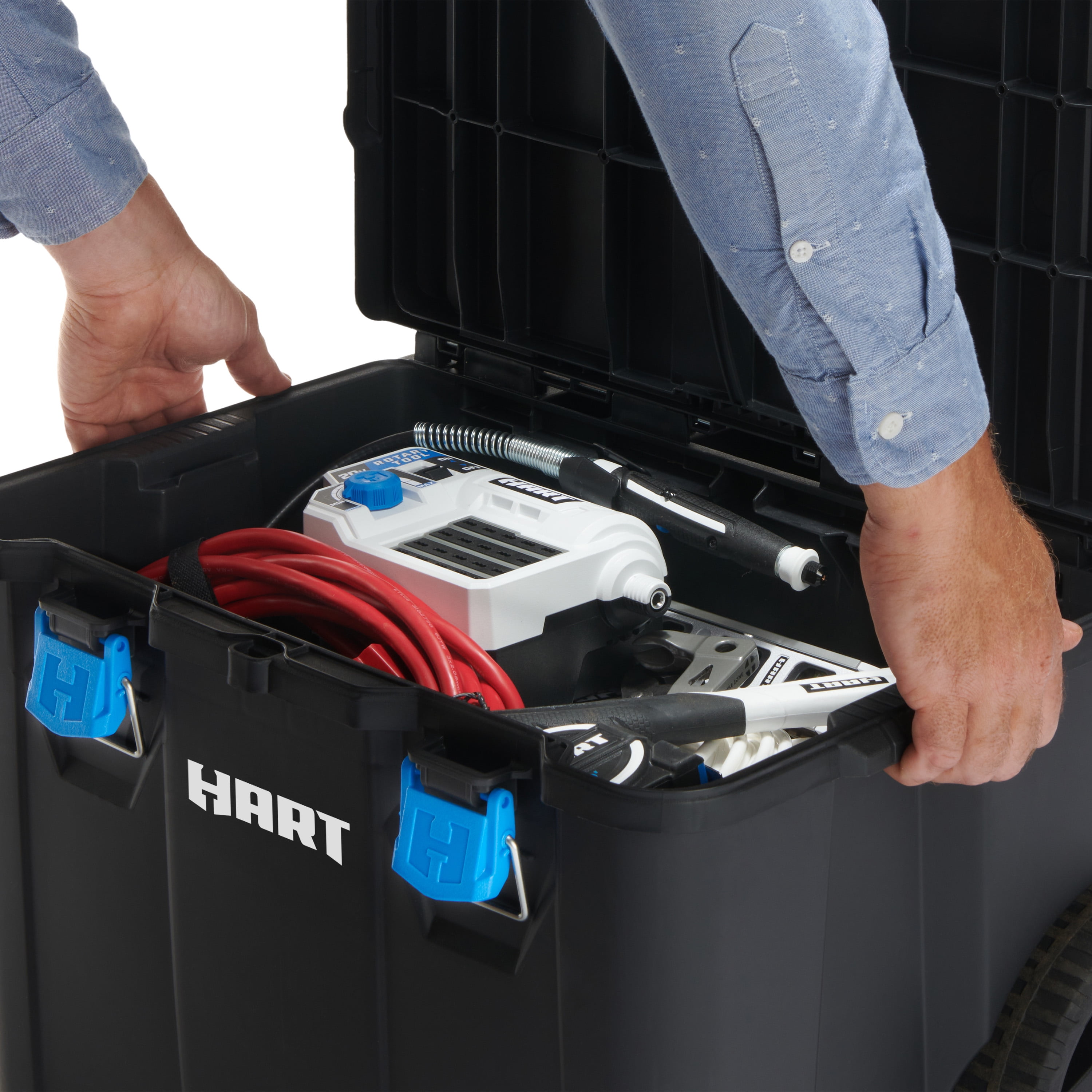 HART Stack System, Mobile Tool Storage and Organization, Black & Blue - Image 10