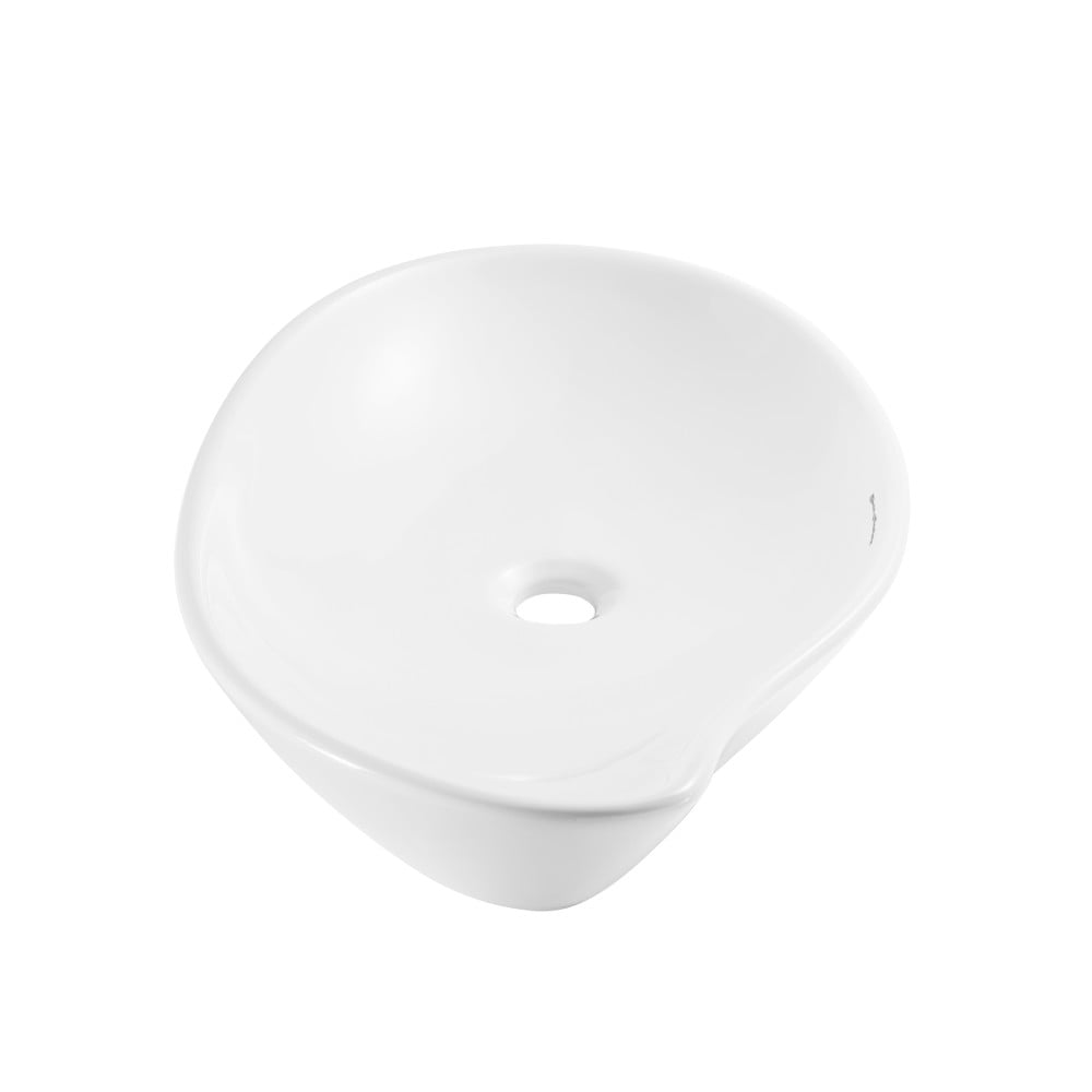 Daxton Glossy White Ceramic Specialty Vessel Sink 25.5 in - Image 5