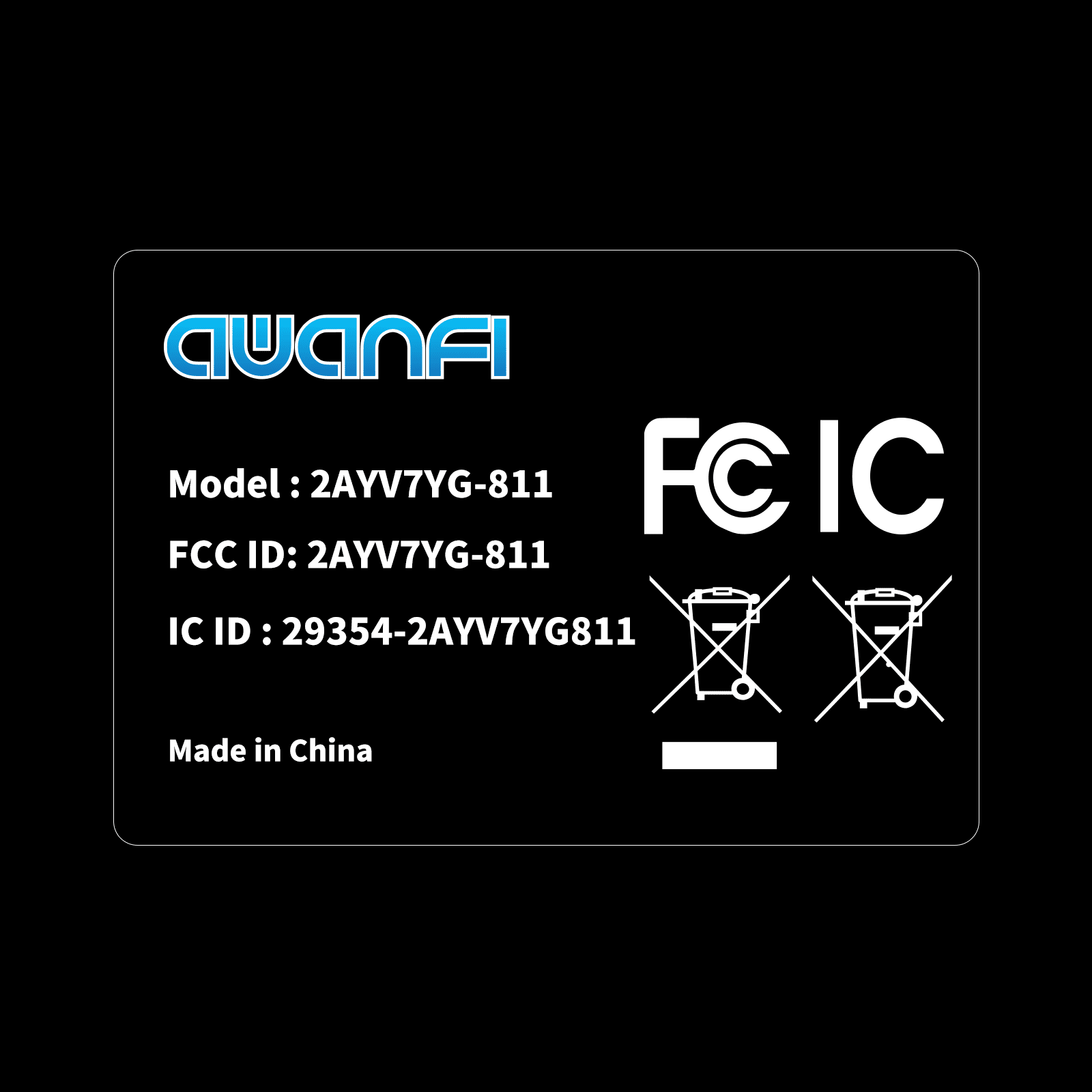 AWANFI 22 FRS Channel Rechargeable Walkie Talkies for Adults, Two-Way Radio (4 Pack) - Image 5