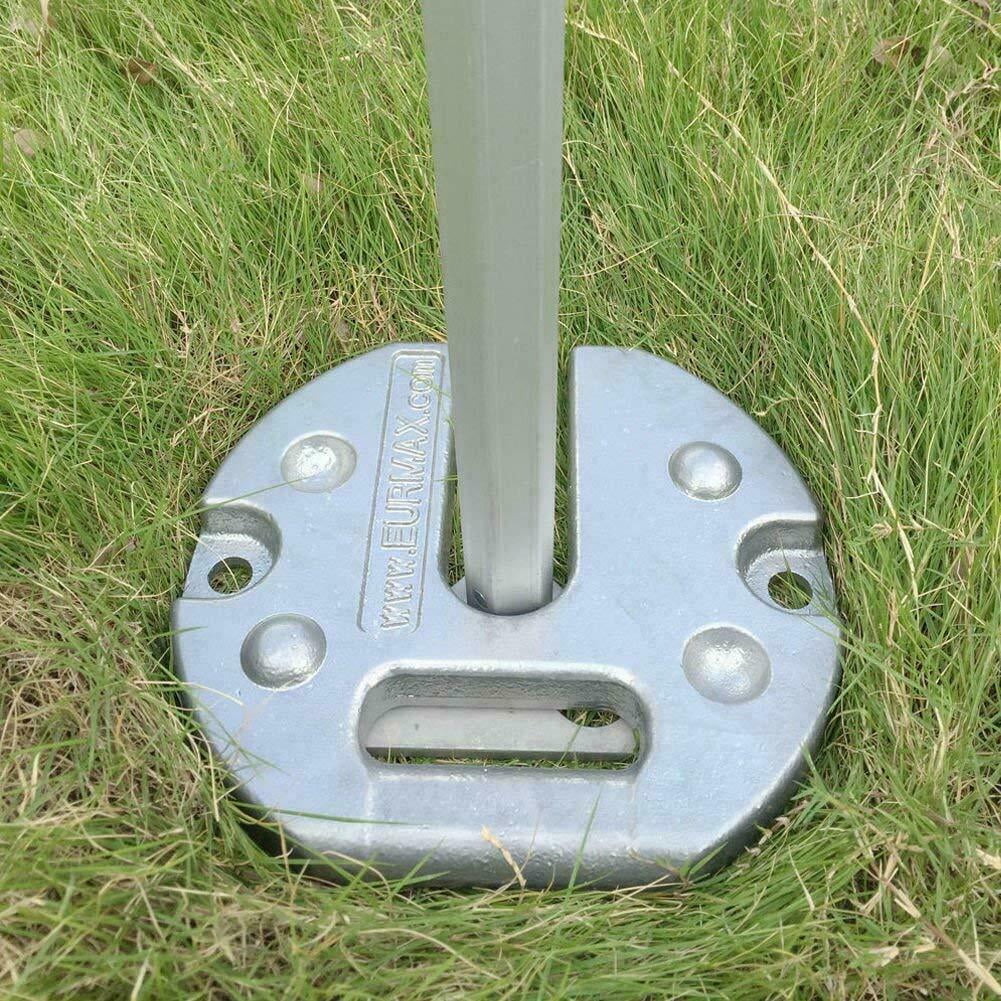 Eurmax Canopy Weights,Silver Iron Weights for Pop up Canopy,2-Pc Pack,44 Lbs - Image 5