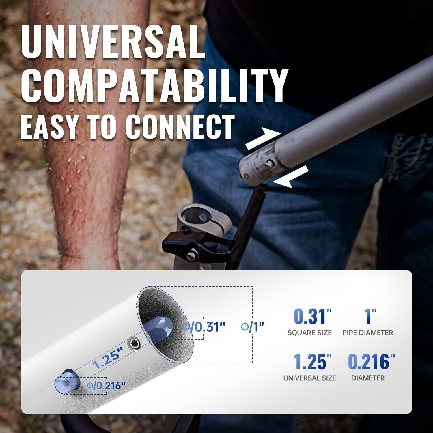 WILD BADGER POWER Pole Saw Attachment Universal Automatic Lubrication for Cutting Limbs and Brush, Automatic Lubrication - Image 7