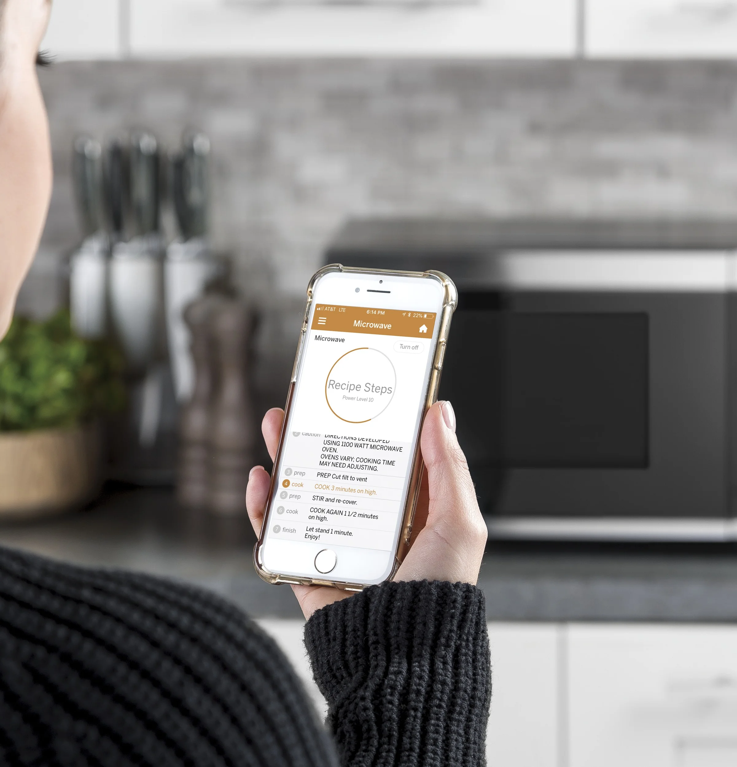 GE® 0.9 Cu. Ft. Capacity Smart Countertop Microwave Oven with Scan-To-Cook Technology - Image 7