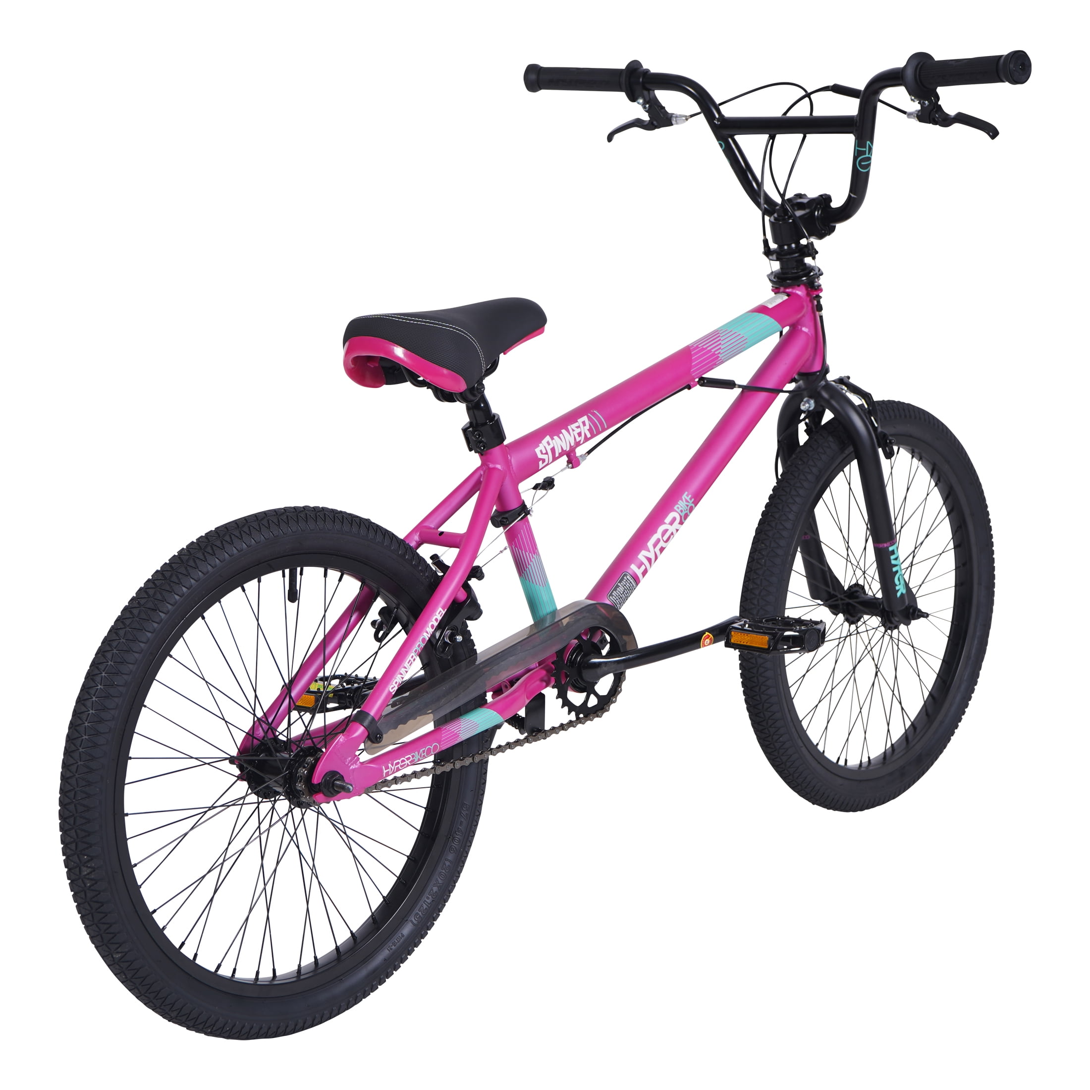 20" Hyper Bicycles Girl's Spinner BMX Bike for Kids, Pink, Age Group 8 to 13, Child, Tween - Image 8