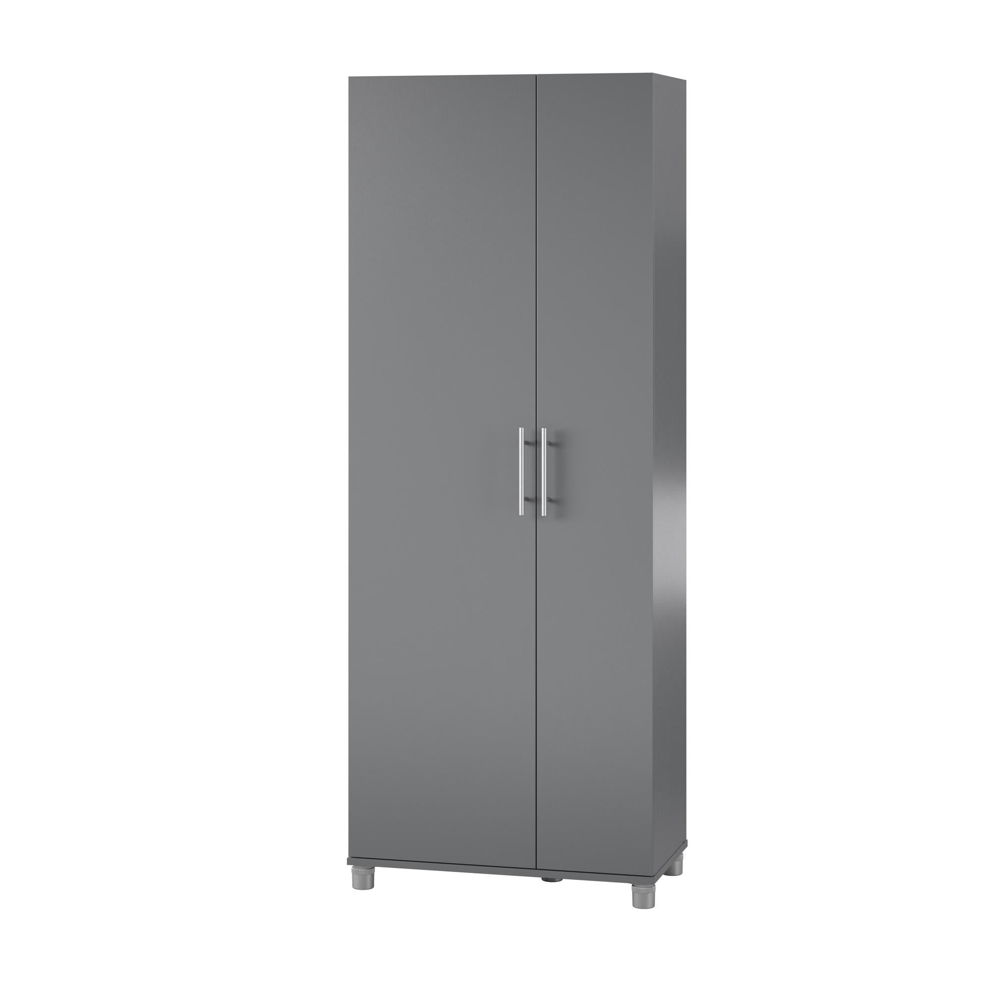 Systembuild Evolution Westford Tall Asymmetrical Garage Storage Cabinet, Graphite Gray - Image 2
