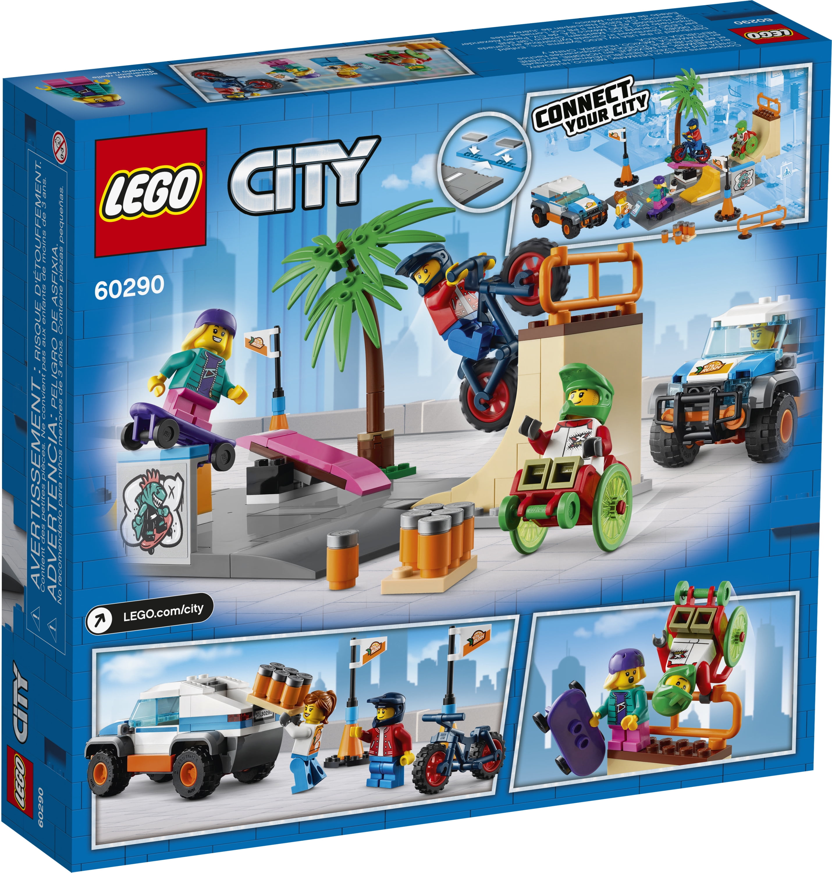 LEGO City Skate Park 60290; Cool Building Toy for Kids (195 Pieces) - Image 2