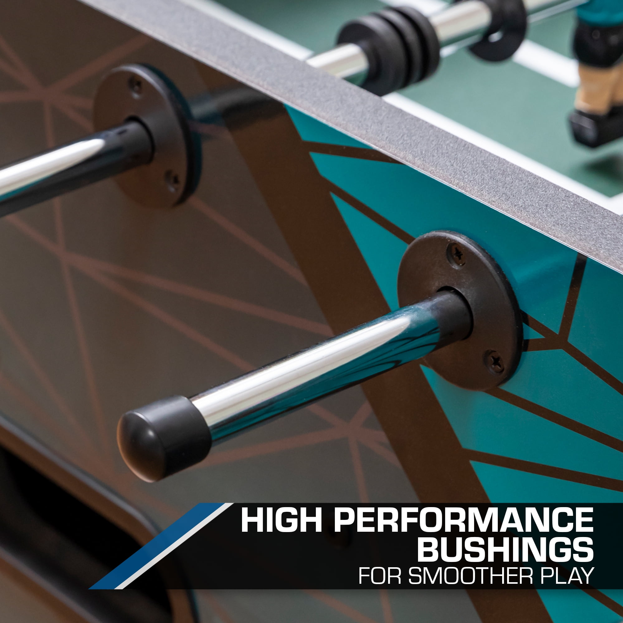 EastPoint Sports Levante 54" Official Size Indoor Foosball Table, Blue - Image 7