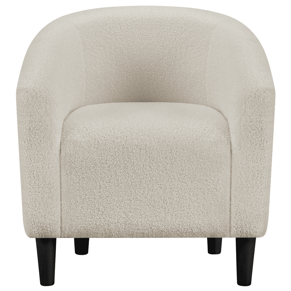 Renwick Modern Upholstered Tub Chair for Living room, Set of 2, Ivory Boucle - Image 9