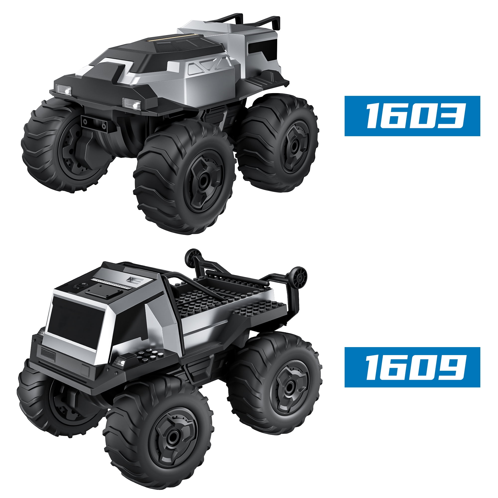 AUOSHI 1:16 Amphibious Remote Control Car Off-Road Pick-up Truck, 4WD Waterproof RC Cars Hobby 2.4GHz RC Trucks Toys for All Terrain, Vehicles Kids Gifts for Boys/Girls Age 6 7 8 9 10-12+ - Image 4