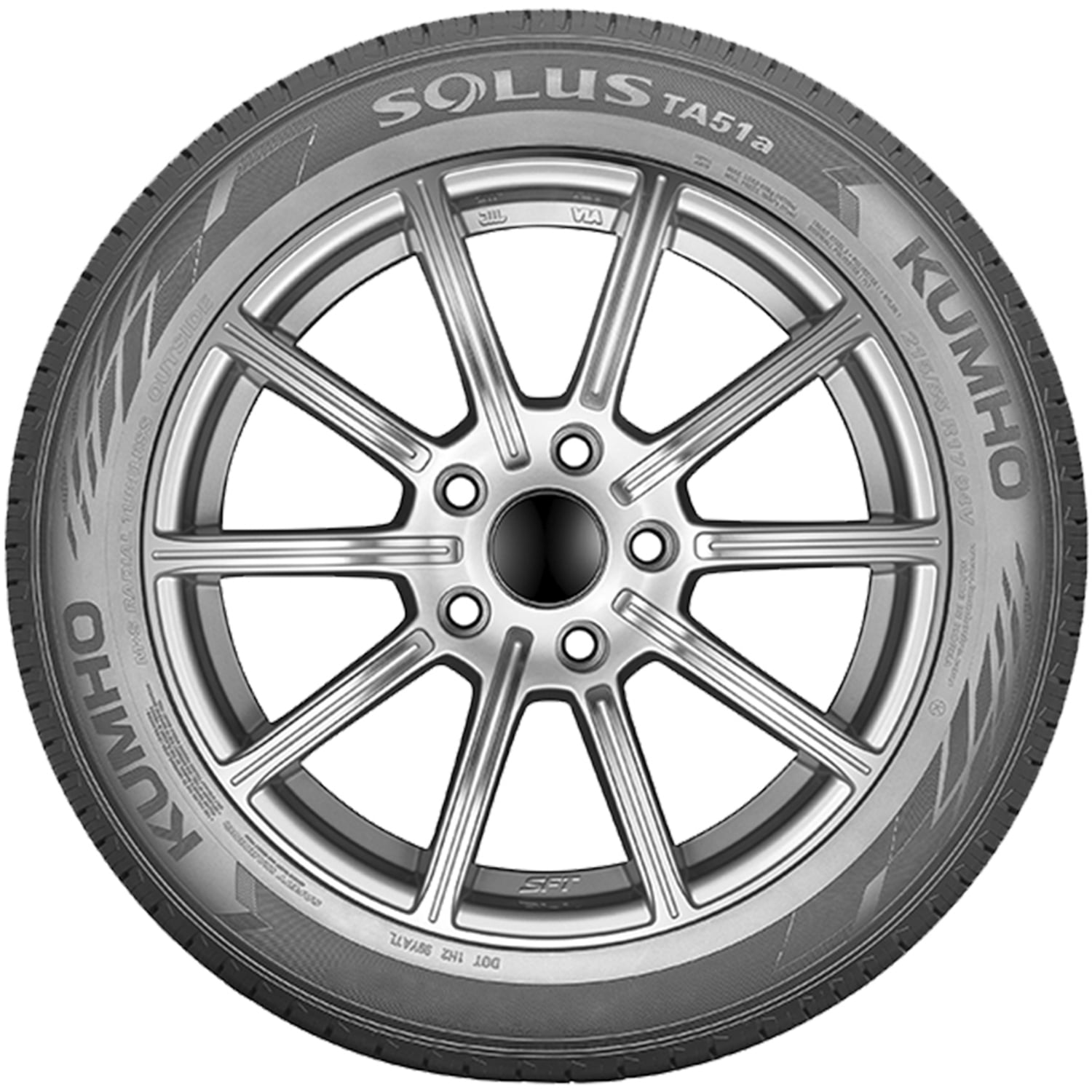 Kumho Solus TA51a All Season 185/65R15 88T Passenger Tire - Image 2