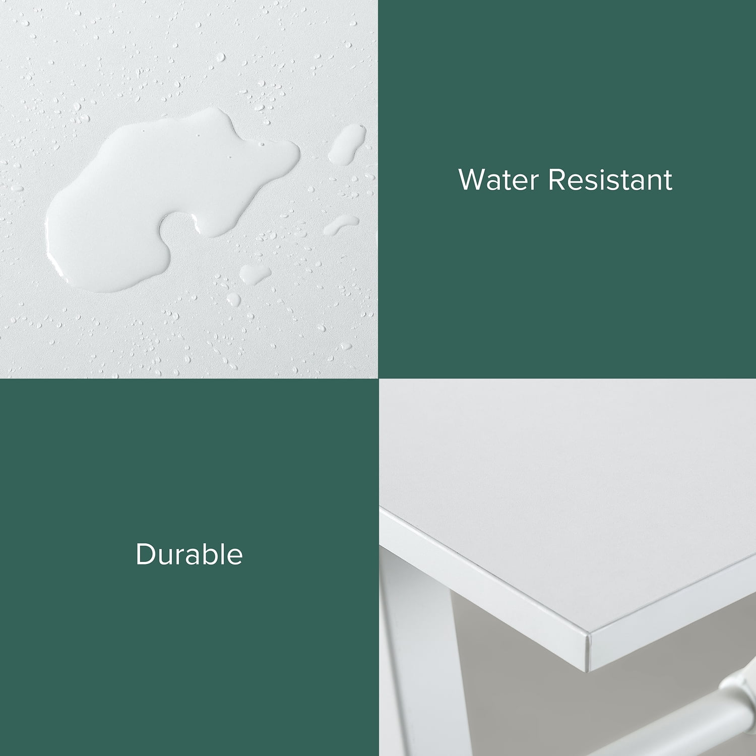 Zinus Lindy Folding Desk 63" x 29" Computer Desk, Workstation Table - Image 3