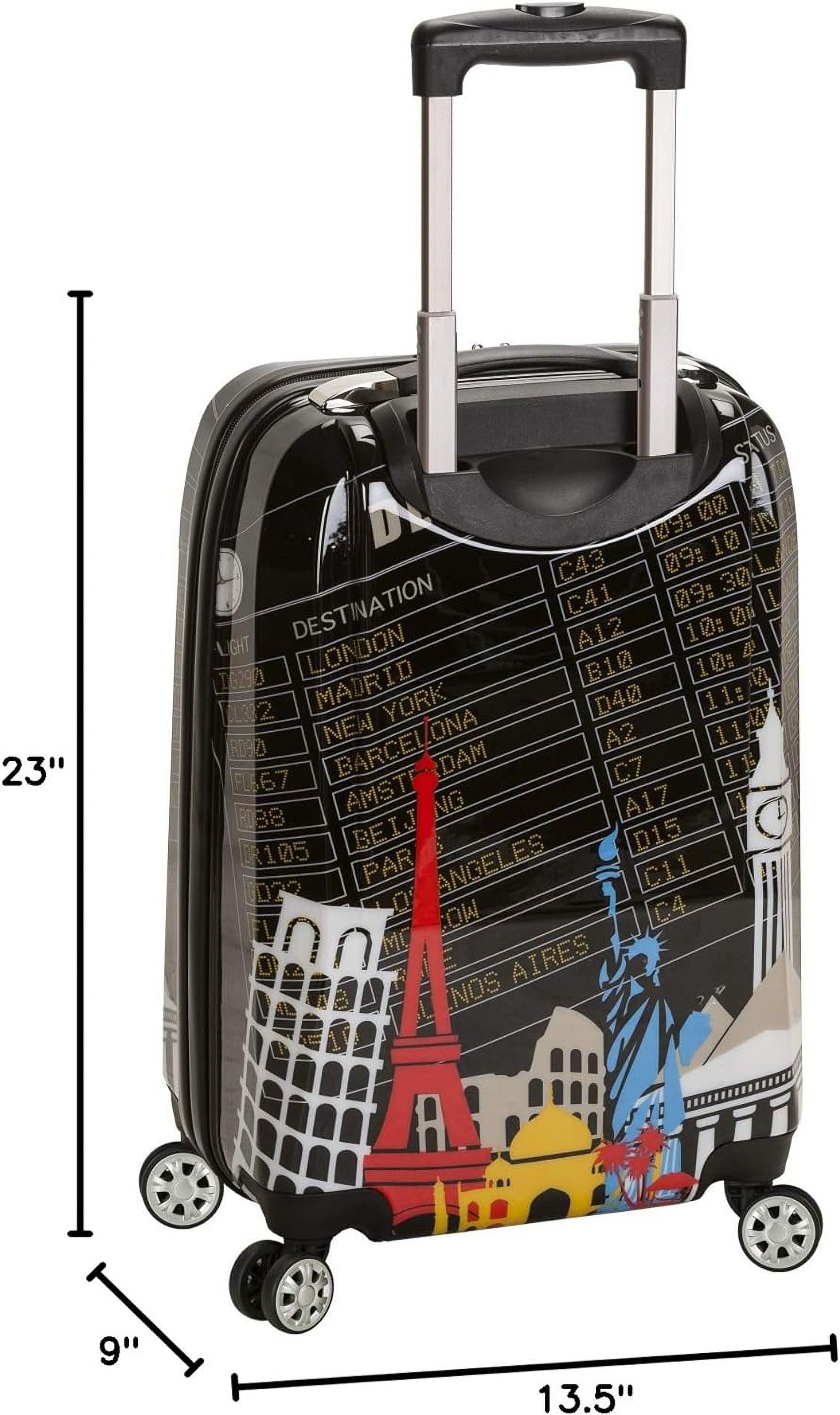 Rockland Luggage 20" Hardside Polycarbonate Carry On F2061 - Image 5