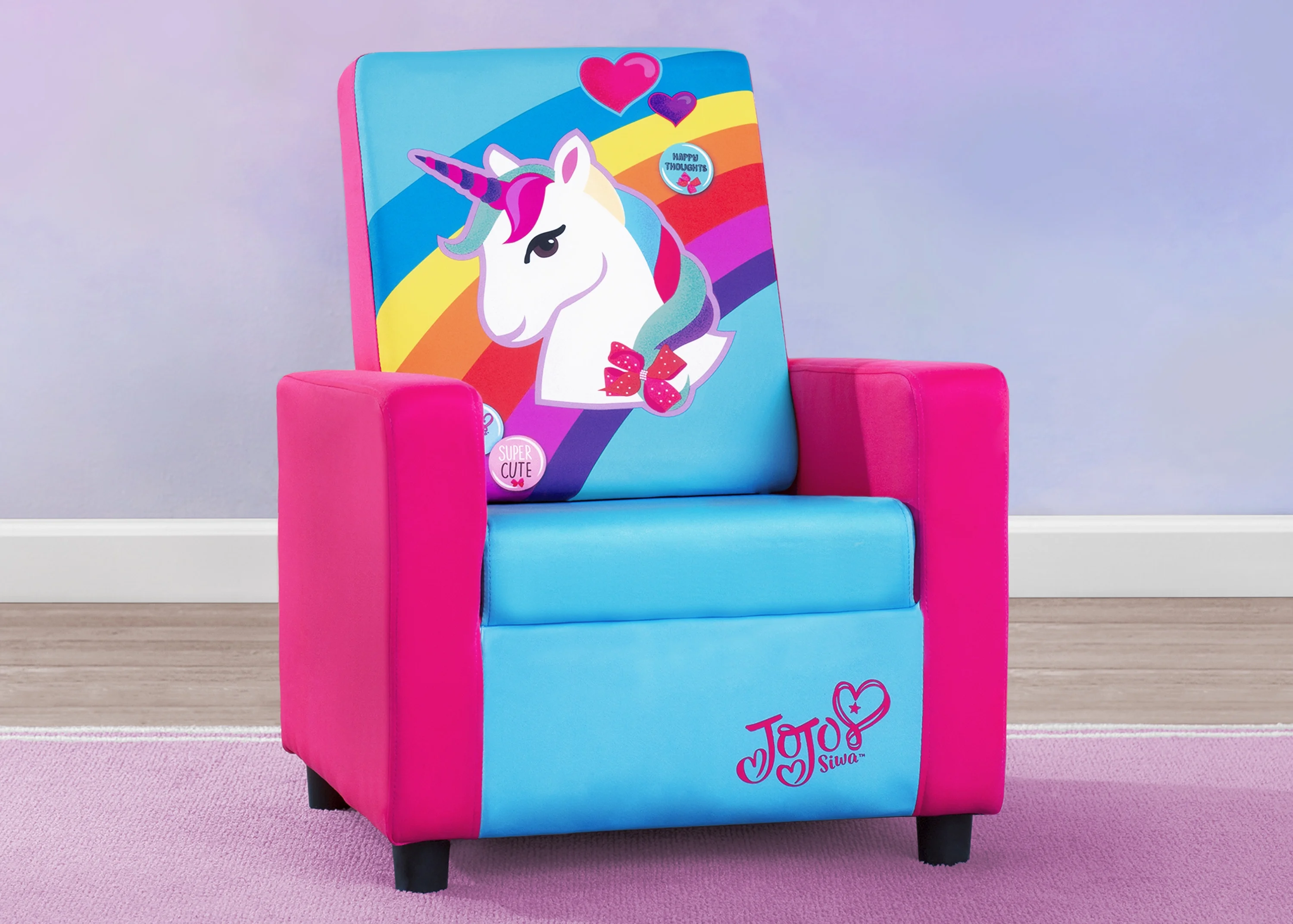 JoJo Siwa Youth High Back Upholstered Chair by Delta Children - Image 7